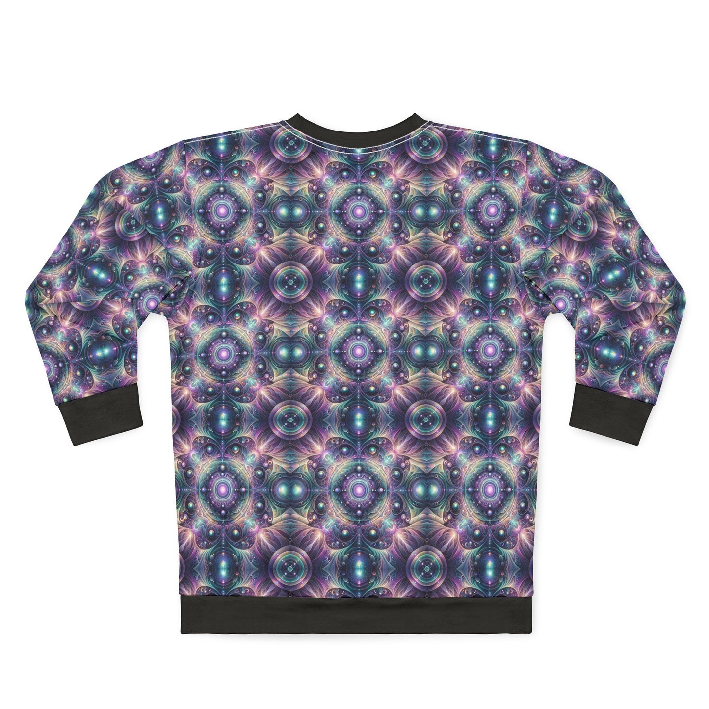 Iridescent Tech Fusion Tech-Forward Streetwear Sweatshirt - 8404 Design-61