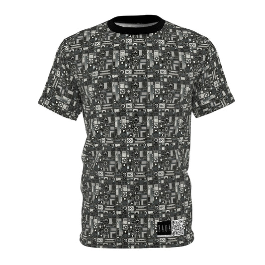 Digital Minimalism Minimalist Tech Unisex Cut & Sew Tee - 8404 Design-62