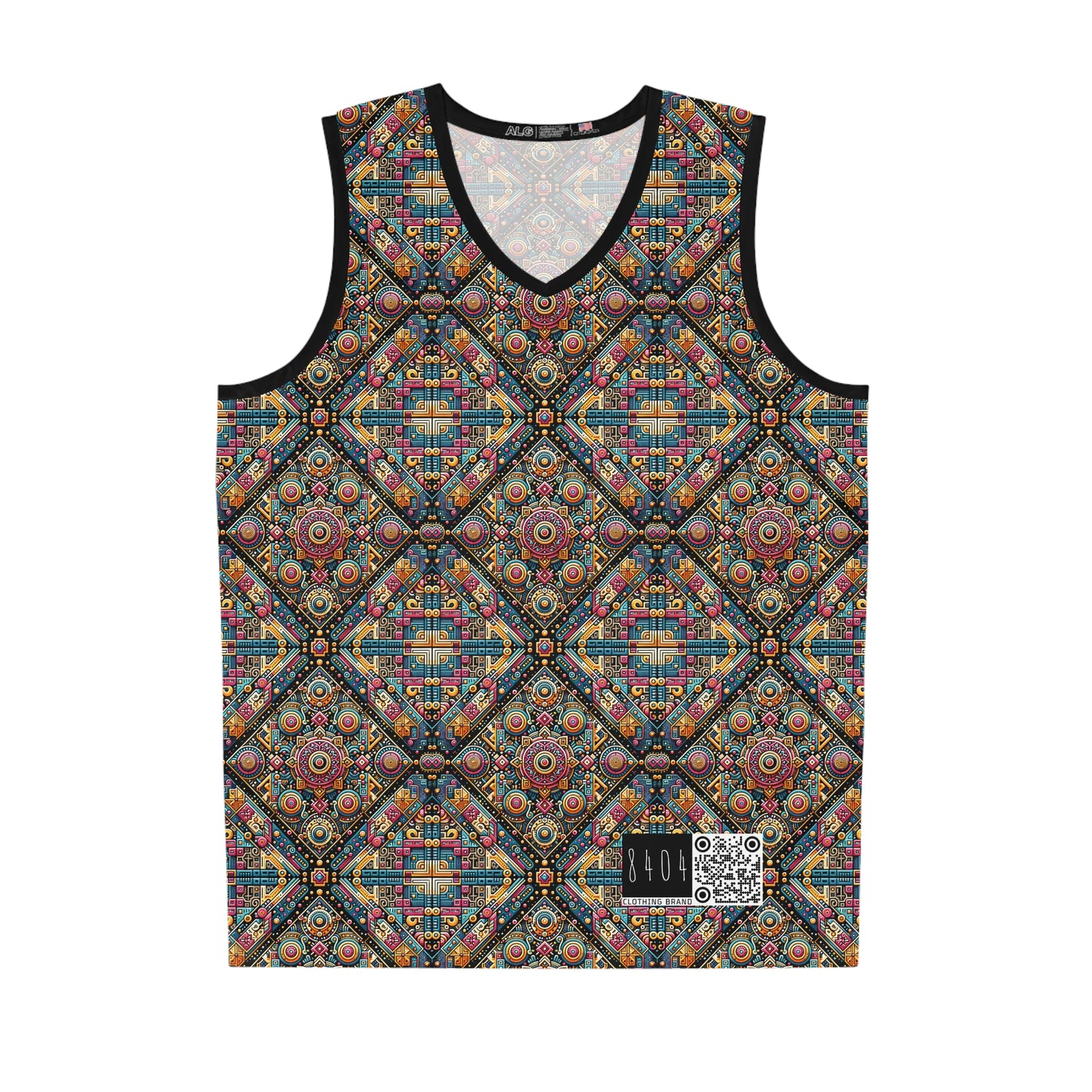 Cultural Fusion Tech Blend of Cultural Heritage With Tech-Inspired Elements Basketball Jersey - 8404 Design-58