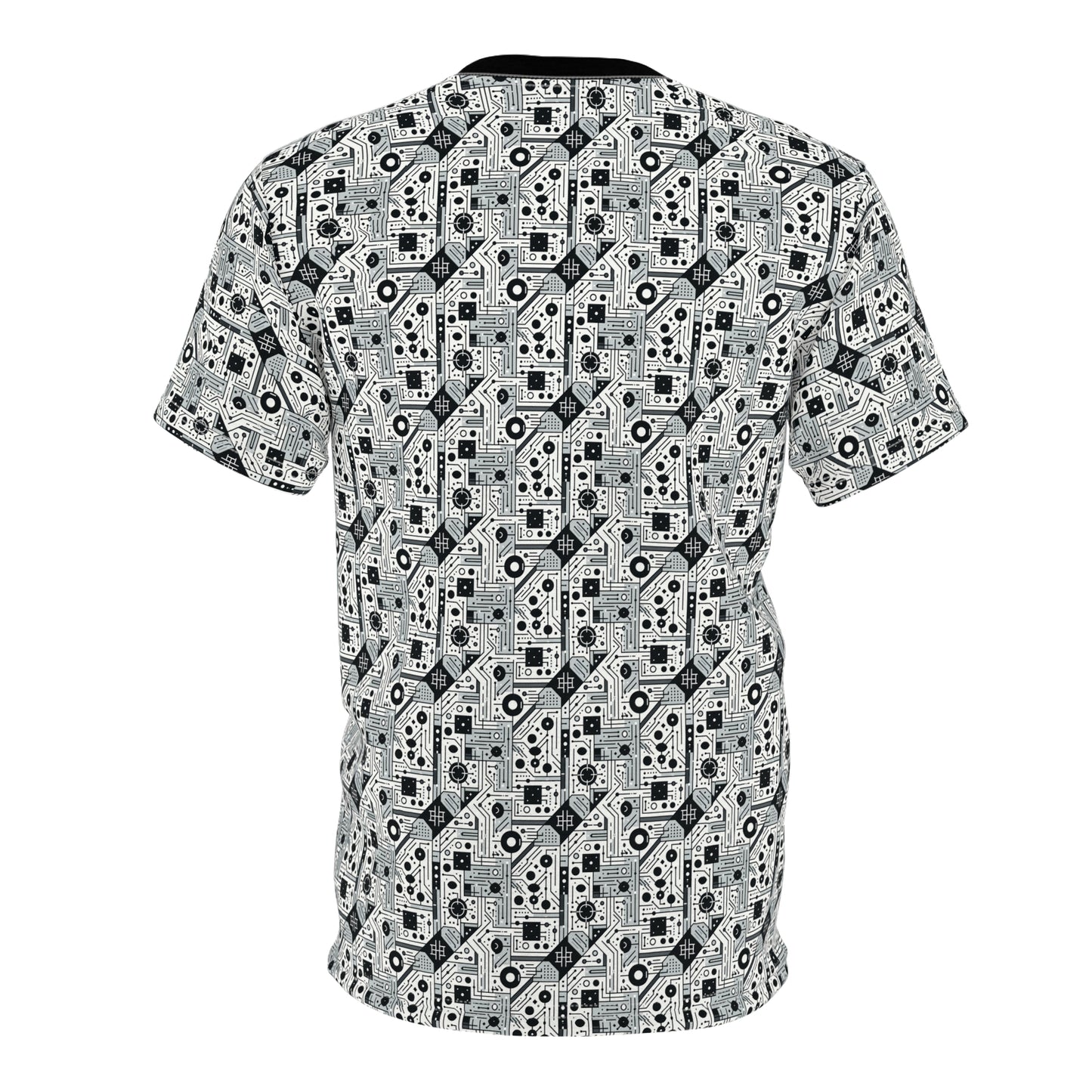 Digital Minimalism Minimalist Tech Unisex Cut & Sew Tee - 8404 Design-48