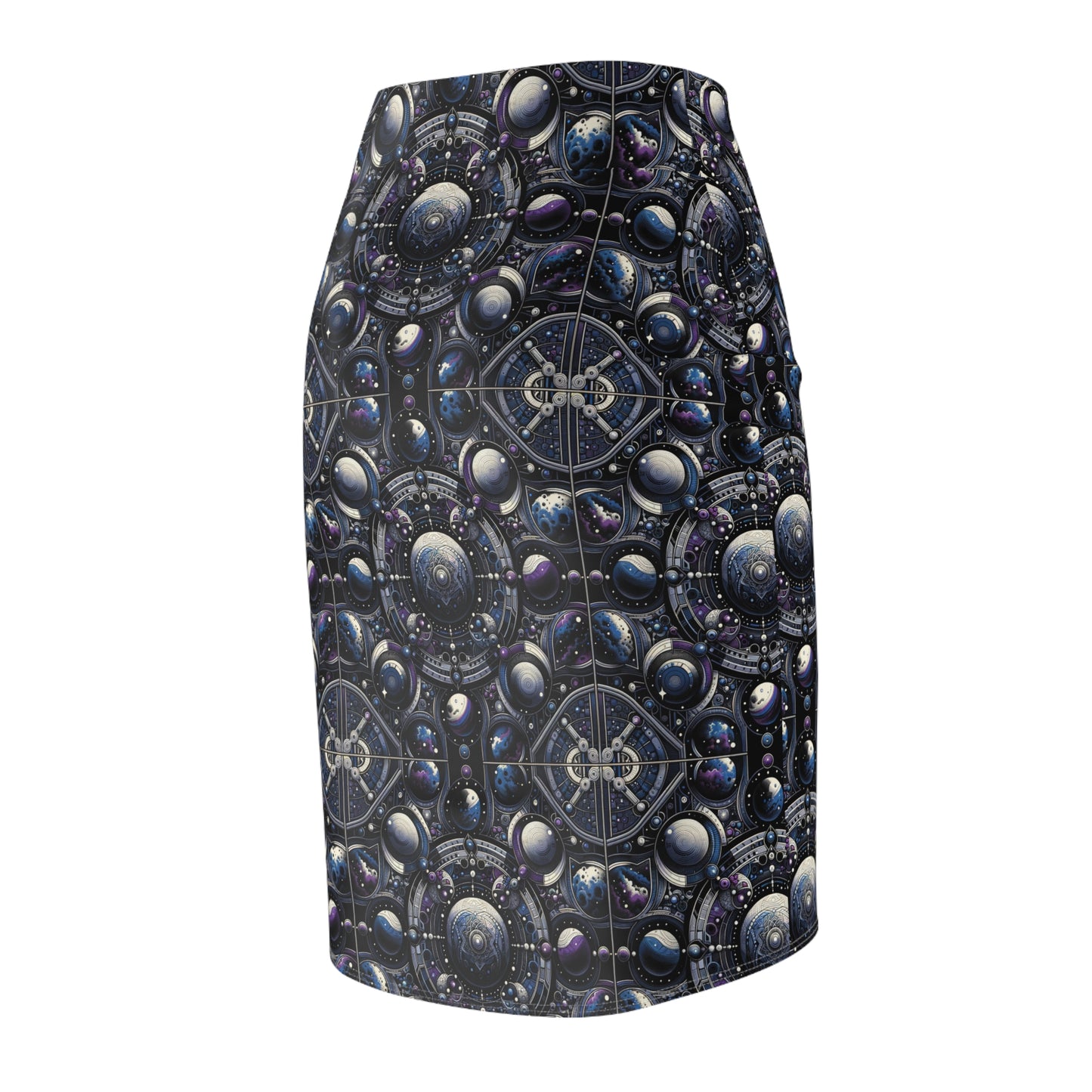 Tech Astronaut Tech-Forward Streetwear Meets Space Exploration Women's Pencil Skirt - 8404 Design-46