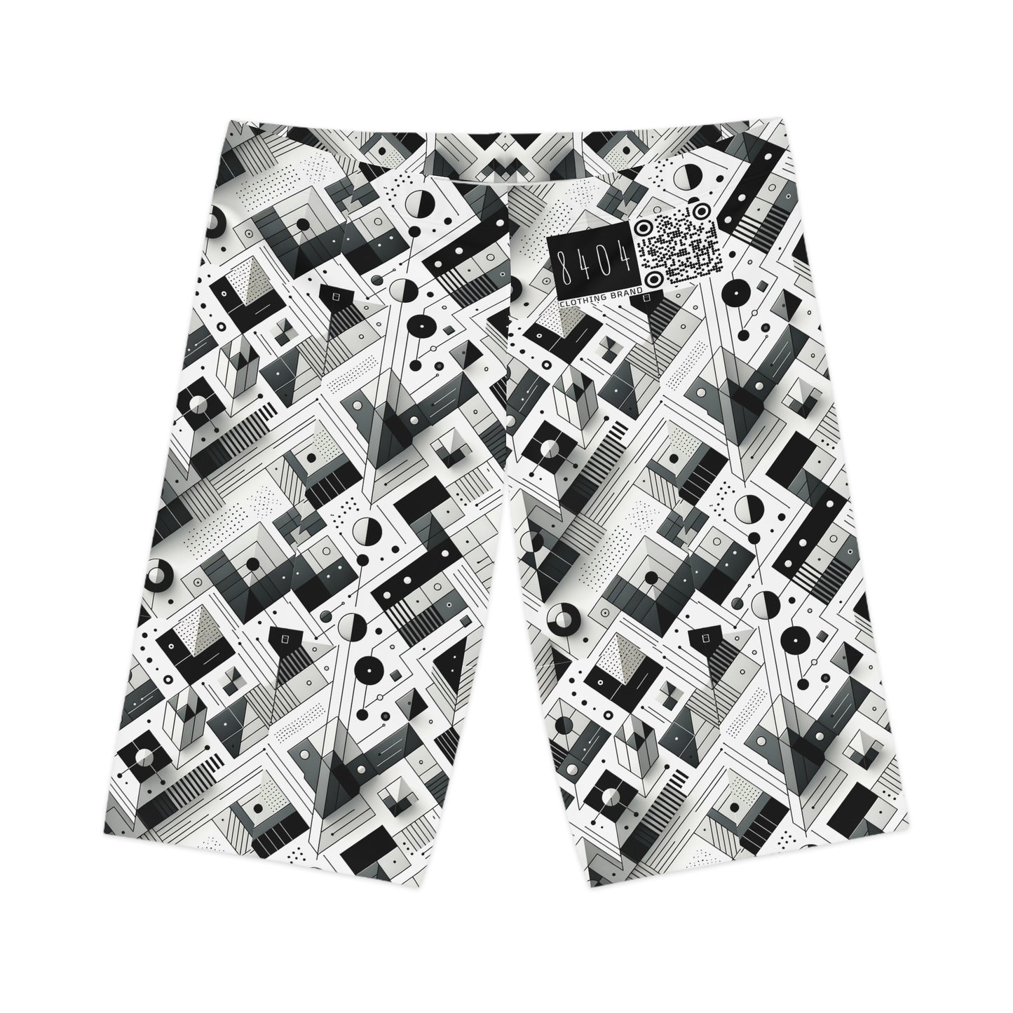 Digital Minimalism Minimalist Tech Women's Bike Shorts - 8404 Design-69