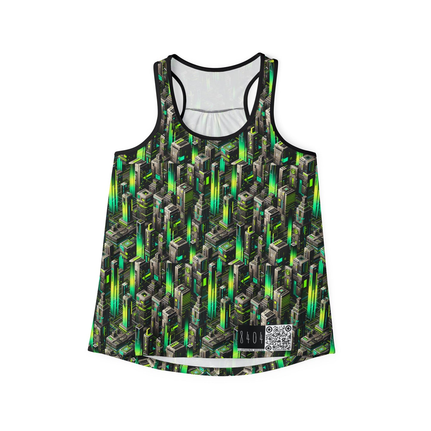 Digital Rebellion Tech-Forward Streetwear Women's Tank Top - 8404 Design-63