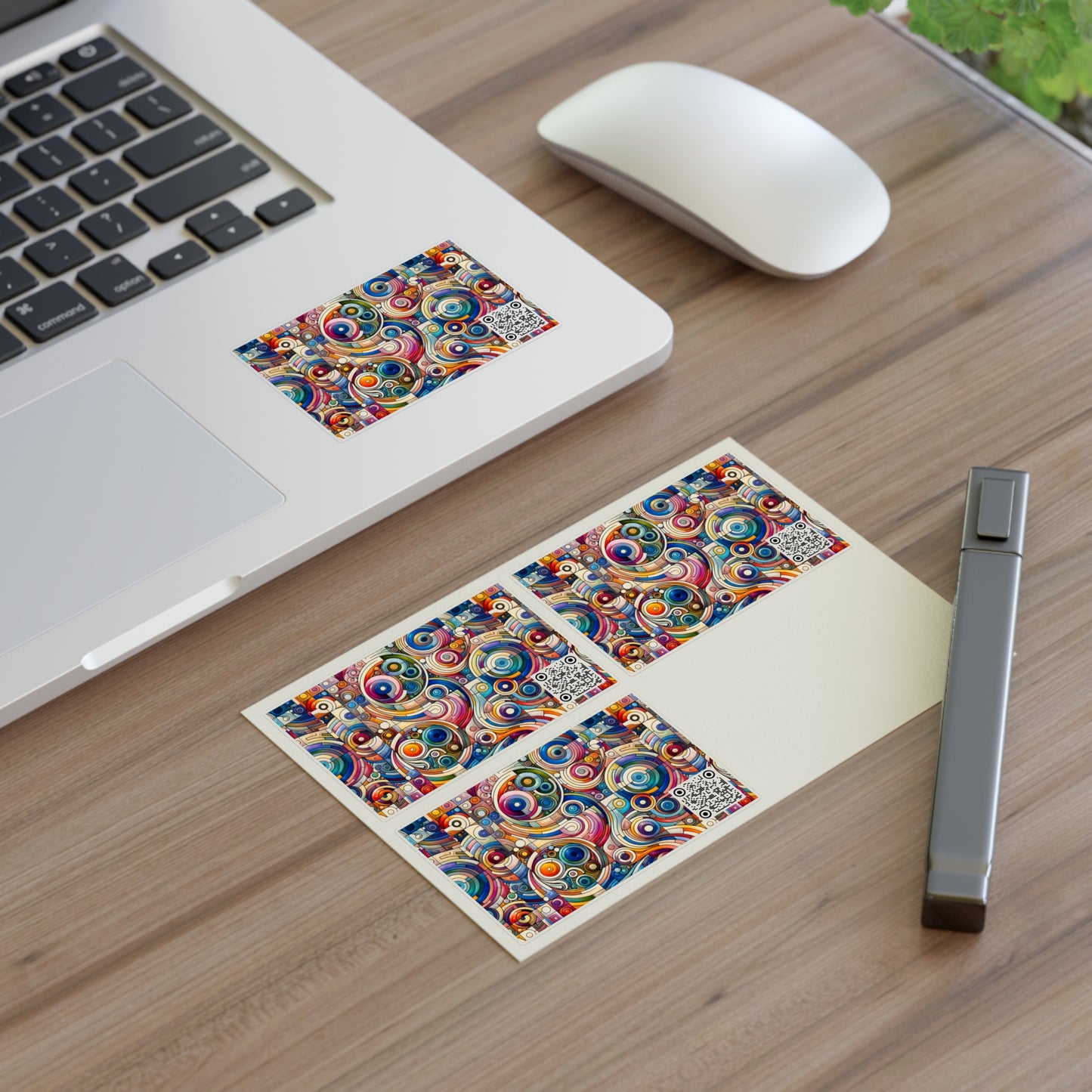 Digital Artistic Expression Artistic Streetwear Sticker Sheets - 8404 Design-49