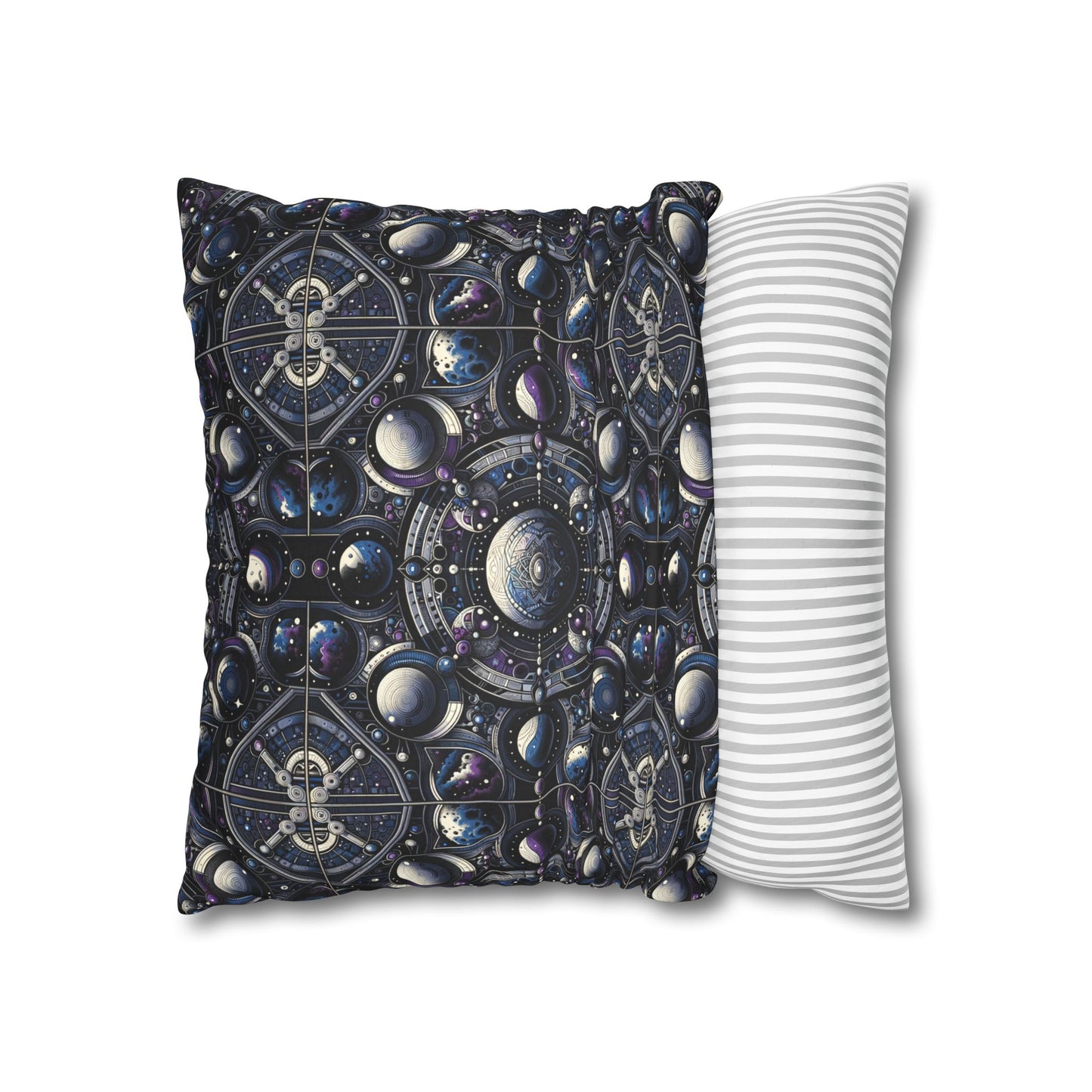 Tech Astronaut Tech-Forward Streetwear Meets Space Exploration Faux Suede Square Pillowcase - 8404 Design-46