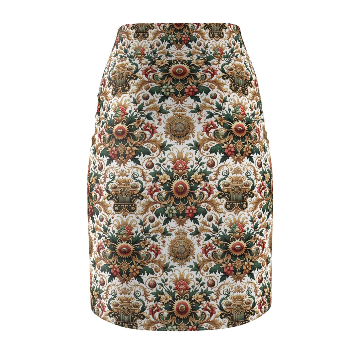 Monogram Madness Luxurious Streetwear Women's Pencil Skirt - 8404 Design-68