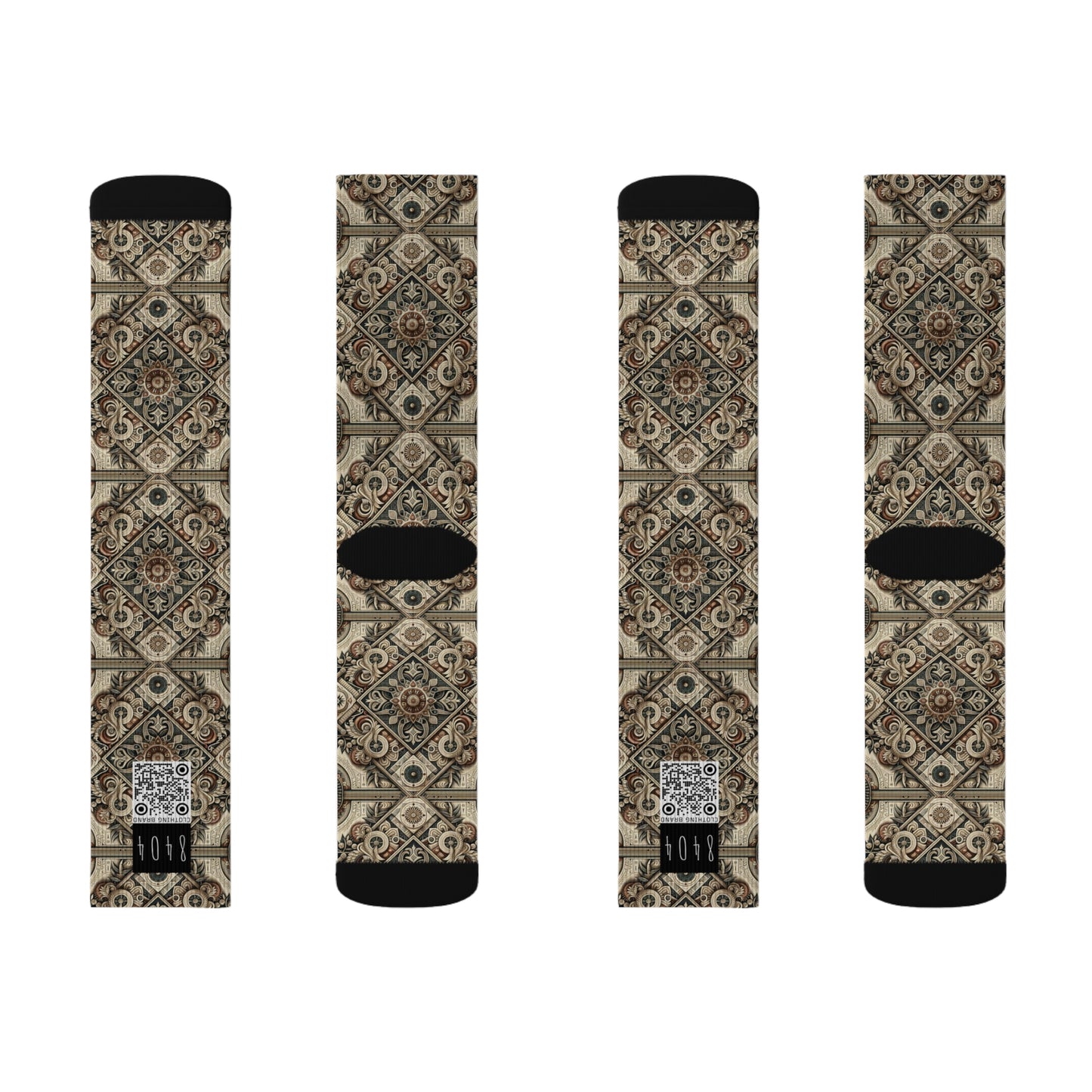 Graphic Workwear Capsule Artisanal Workwear Fusion Sublimation Socks - 8404 Design-61