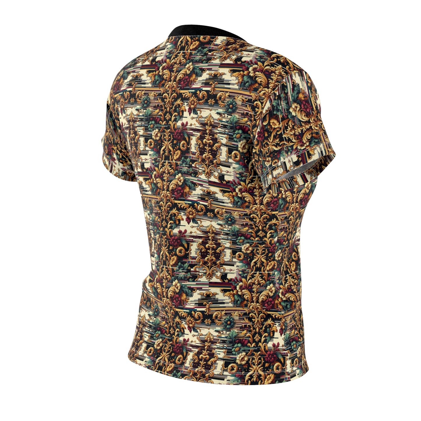 Digital Renaissance Modern Baroque Fusion Women's Cut & Sew Tee - 8404 Design-63