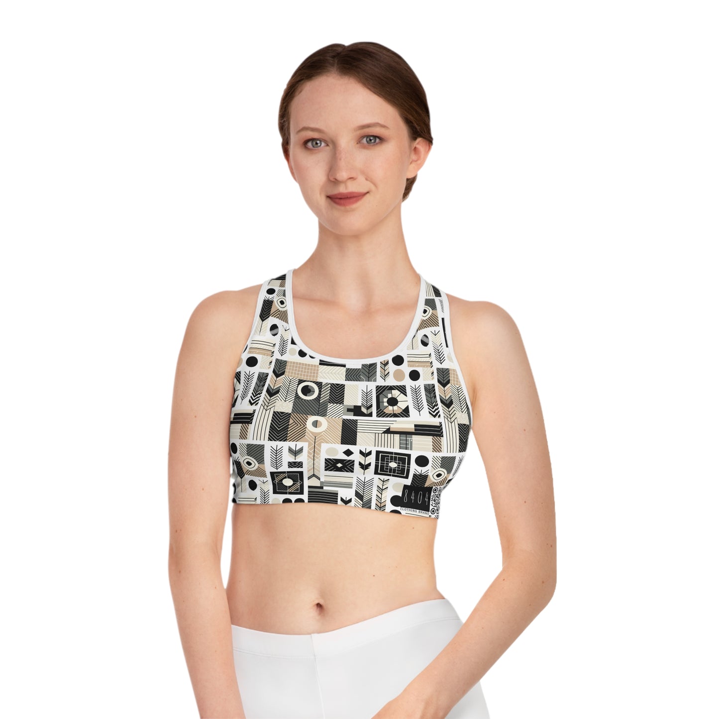 Elevated Athleisure Modern Sophistication With Sporty Elements Sports Bra - 8404 Design-57