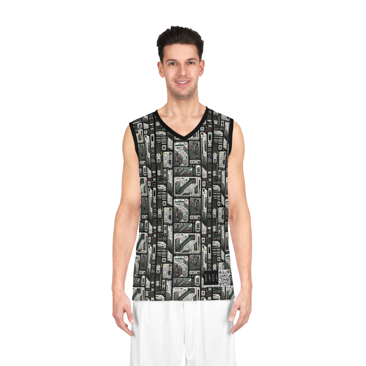 Tech Utility Gear Tech-Forward Minimalism Basketball Jersey - 8404 Design-45