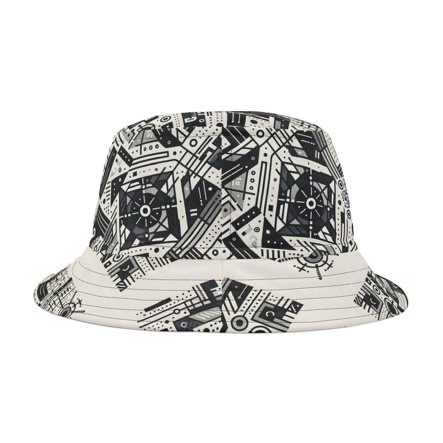 Digital Minimalism Minimalist Tech Bucket Hat - 8404 Design-47