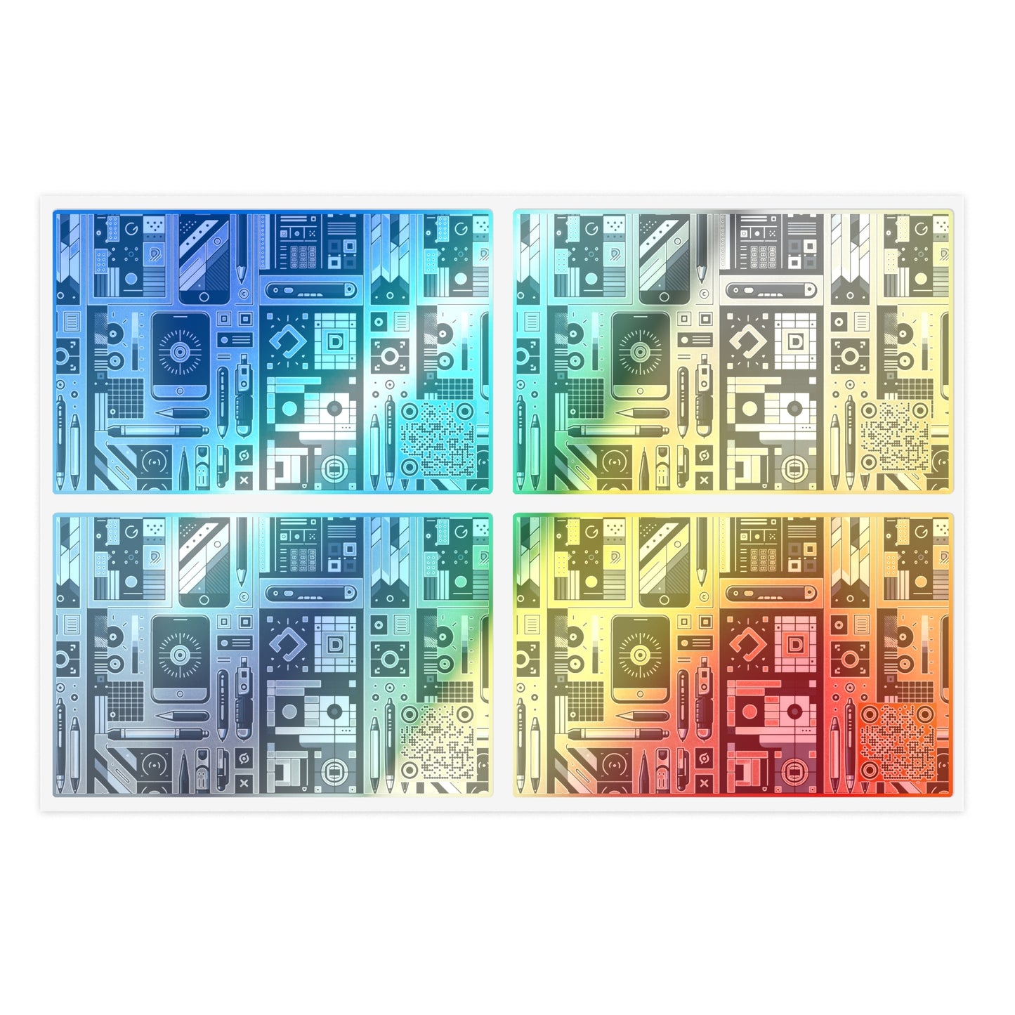 Minimalist Athleisure Minimalist Tech Sticker Sheets - 8404 Design-60