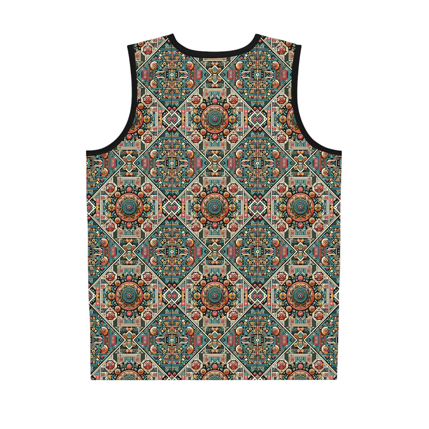 Cultural Fusion Tech Blend of Cultural Heritage With Tech-Inspired Elements Basketball Jersey - 8404 Design-74
