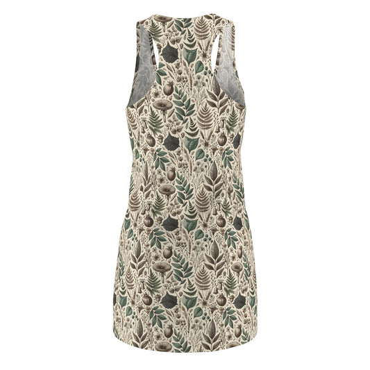 Sustainable Streetwear Modern Eco-Conscious Women's Cut & Sew Racerback Dress - 8404 Design-57