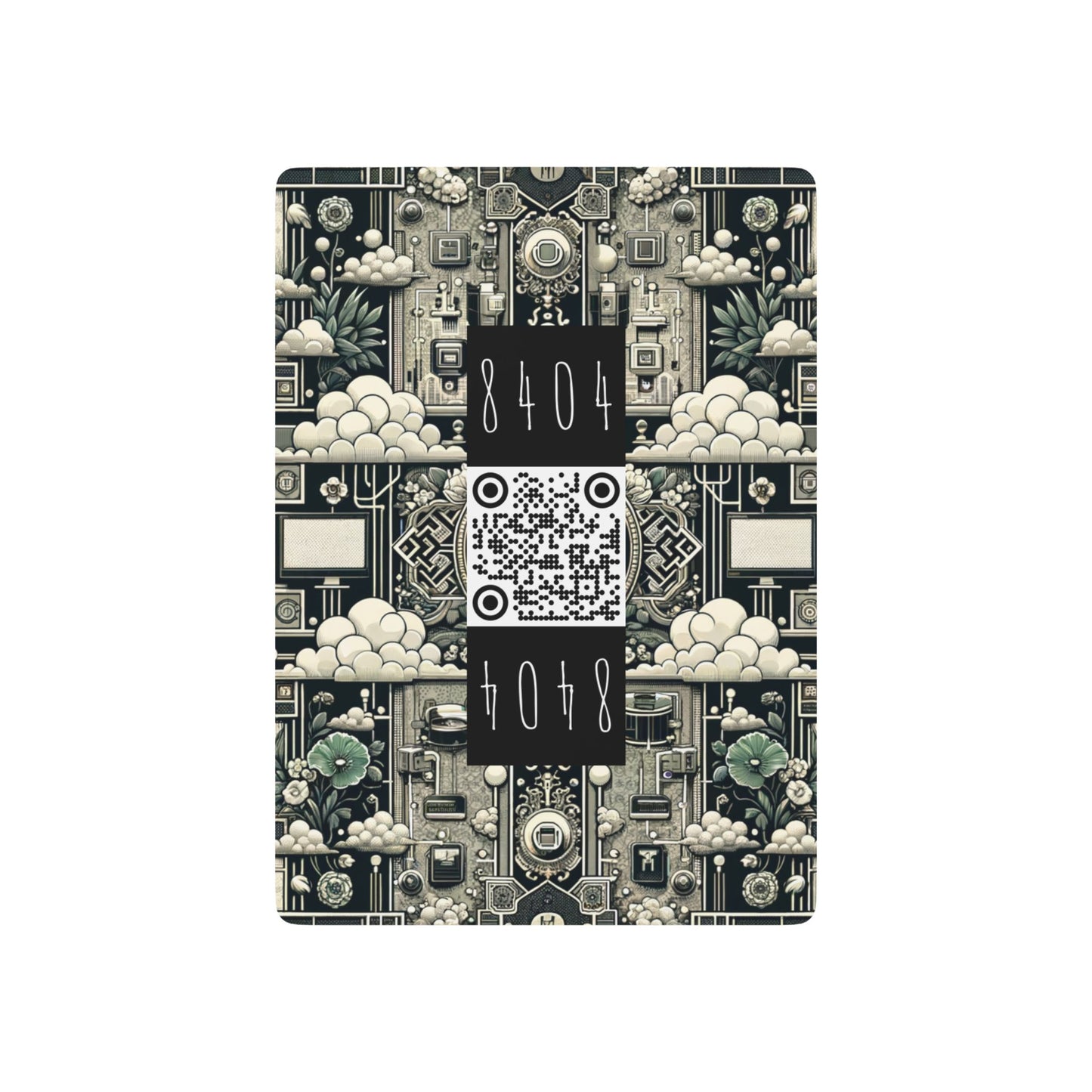 Cyber Garden Party Tech Garden Extravaganza Poker Playing Cards - 8404 Design-54 B