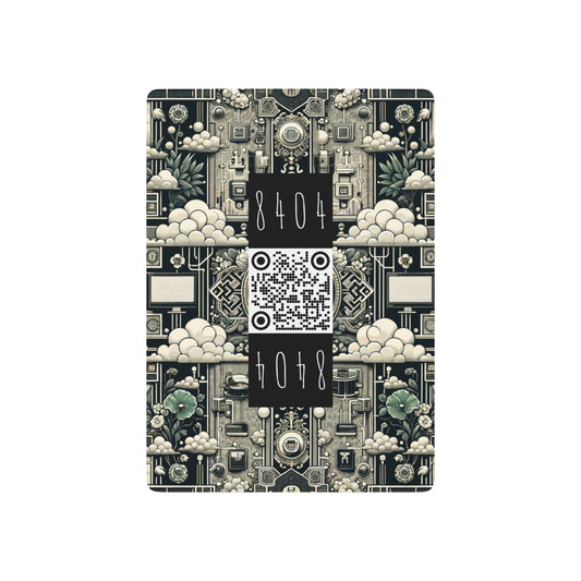 Cyber Garden Party Tech Garden Extravaganza Poker Playing Cards - 8404 Design-54 B