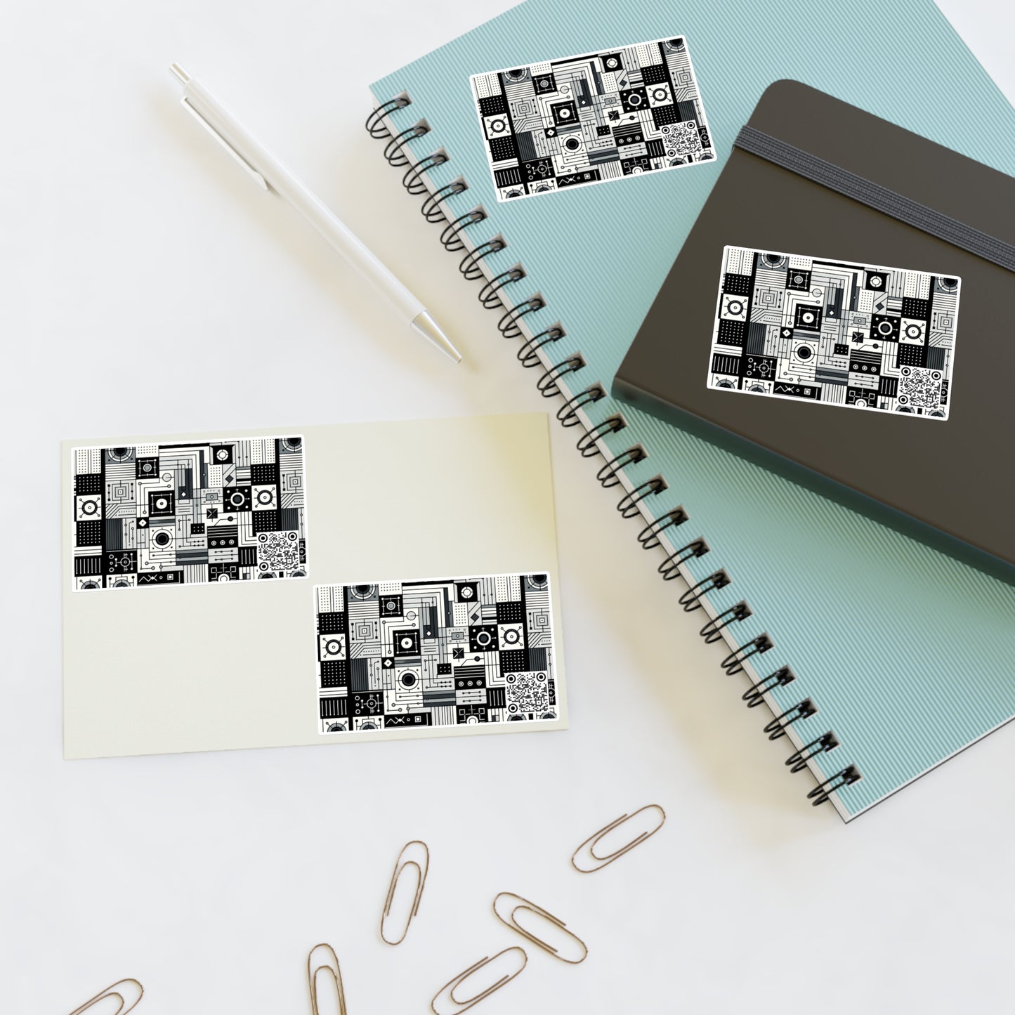 Digital Minimalism Minimalist Tech Sticker Sheets - 8404 Design-48