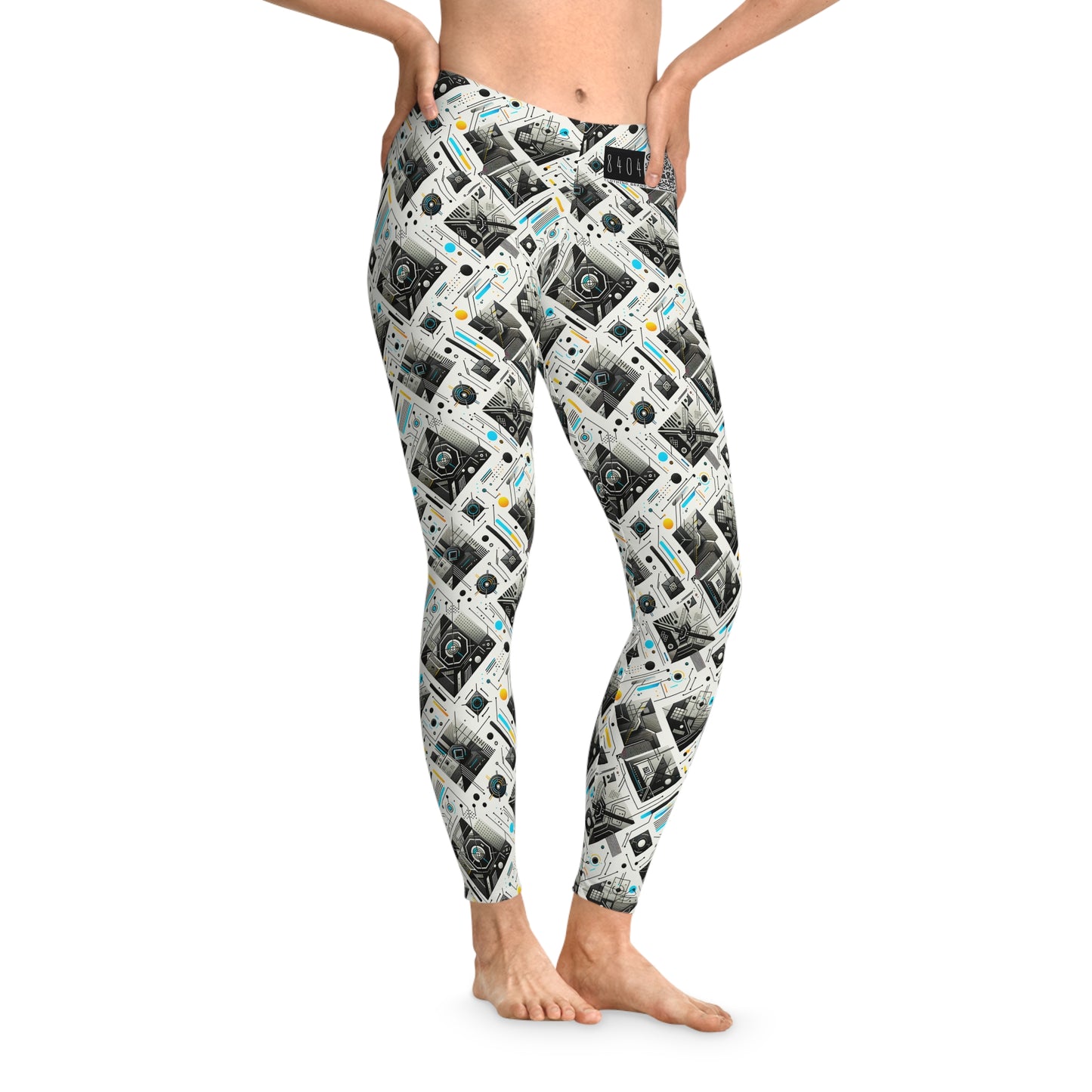 Tech Minimalism Minimalist Tech Stretch Leggings - 8404 Design-47
