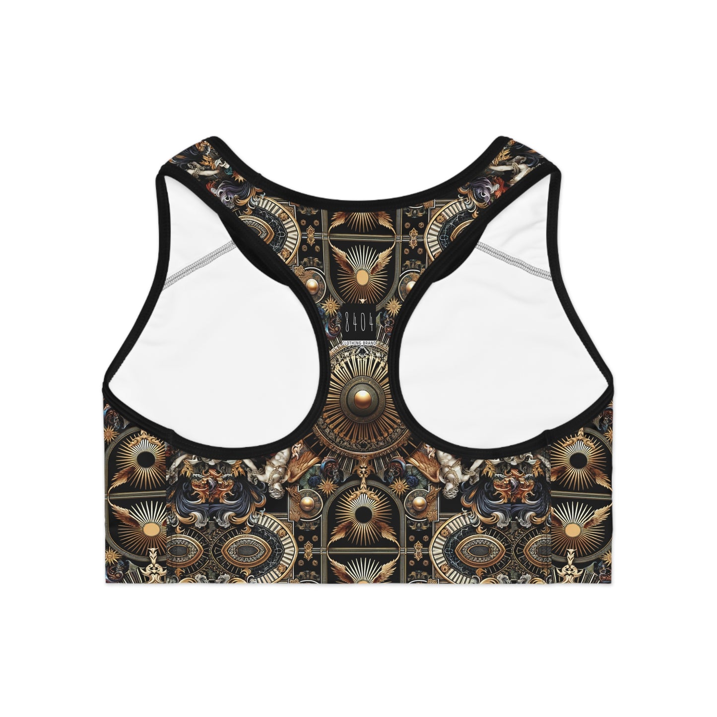Digital Renaissance Luxurious Streetwear Inspired By Classical Art With a Modern Twist Sports Bra - 8404 Design-55