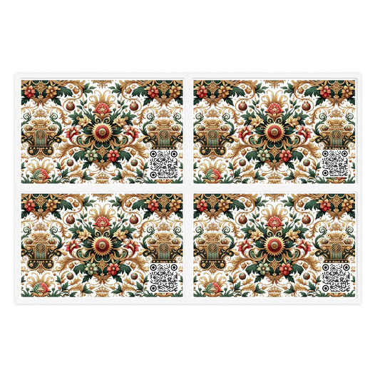 Monogram Madness Luxurious Streetwear Sticker Sheets - 8404 Design-68