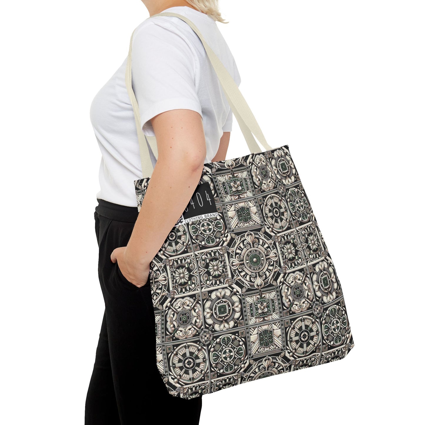 Cyber Garden Party Tech Garden Extravaganza Tote Bag - 8404 Design-45