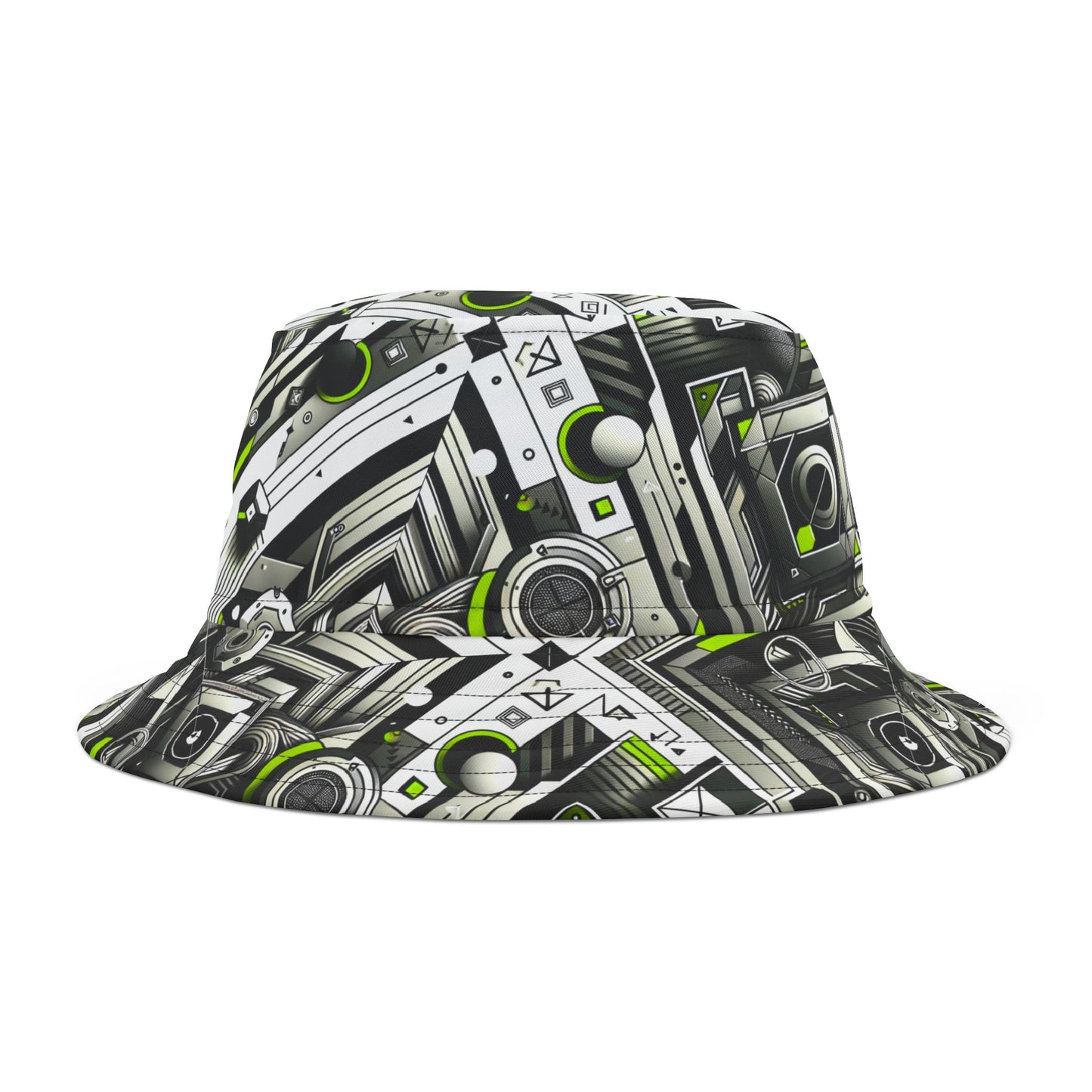 Elevated Sporty Tech Tech-Forward Streetwear Bucket Hat - 8404 Design-70