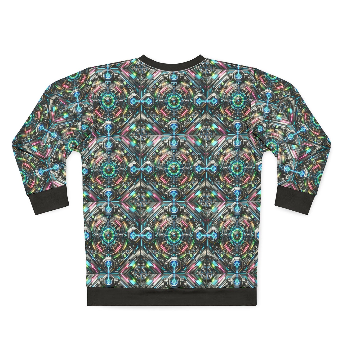 Tech-Infused Futurism Futuristic Tech Sweatshirt - 8404 Design-53