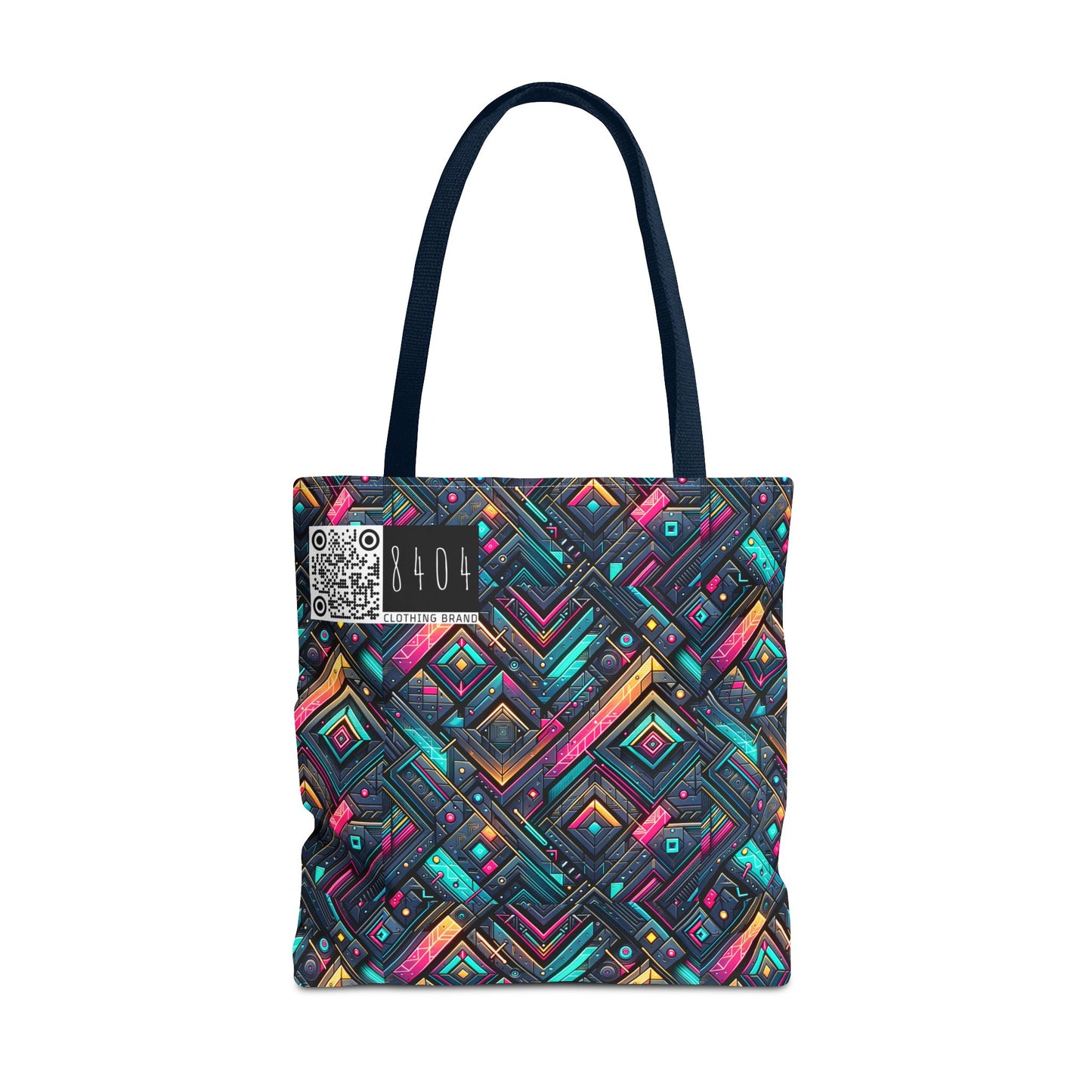 Tech-Inspired Graphics Cyberpunk Cool Tote Bag - 8404 Design-67
