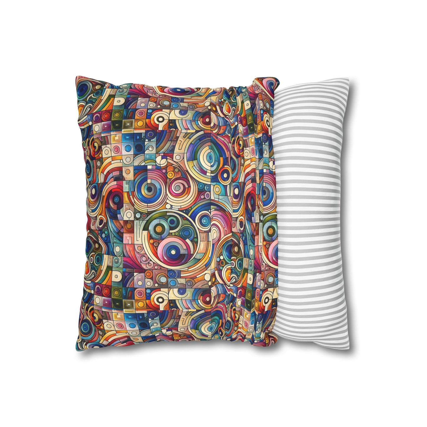 Digital Artistic Expression Artistic Streetwear Faux Suede Square Pillowcase - 8404 Design-49