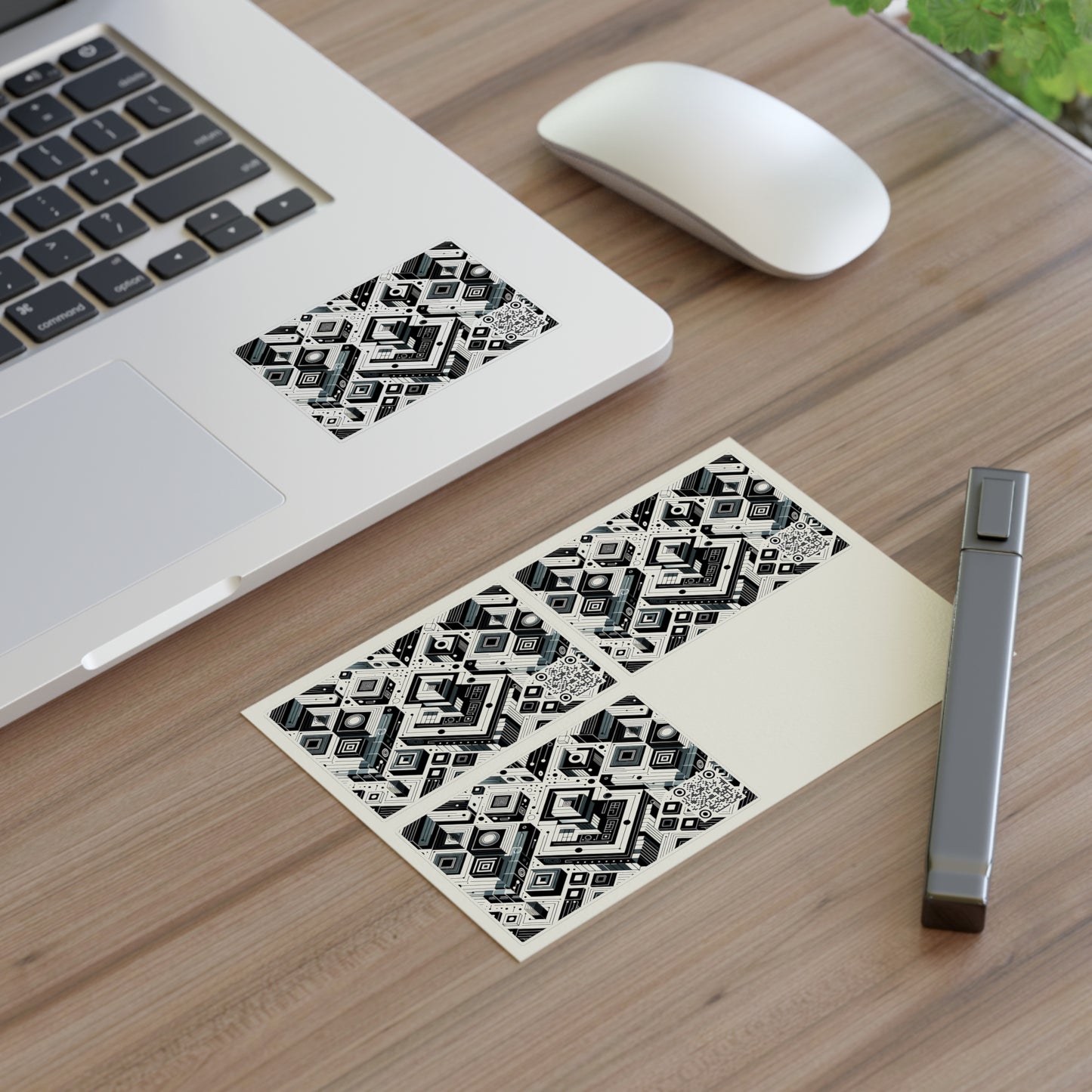 Tech-Forward Athleisure Sleek Tech Aesthetic Sticker Sheets - 8404 Design-37