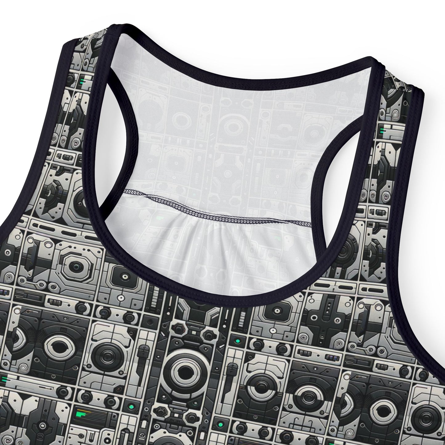 Tech Utility Aesthetics Tech-Forward Minimalism Women's Tank Top - 8404 Design-60