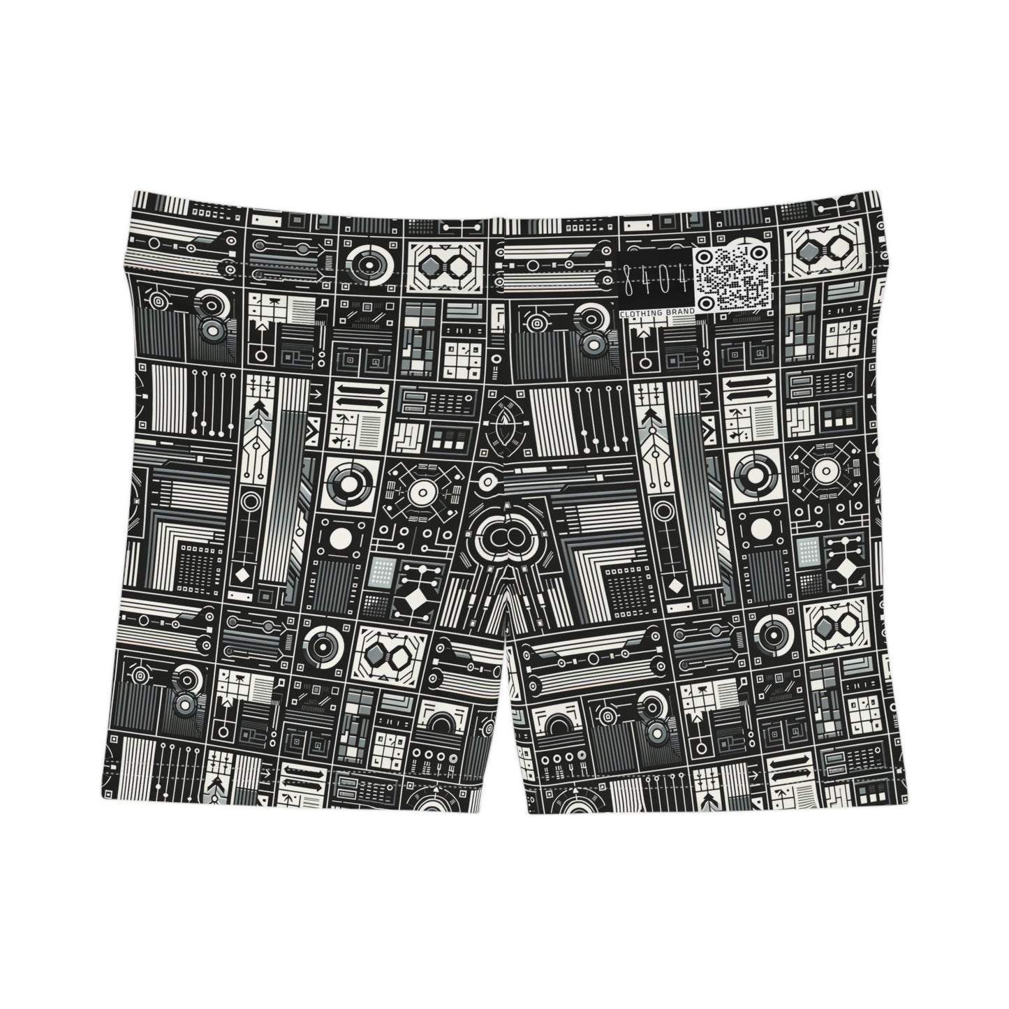 Digital Minimalism Minimalist Tech Women's Shorts - 8404 Design-62