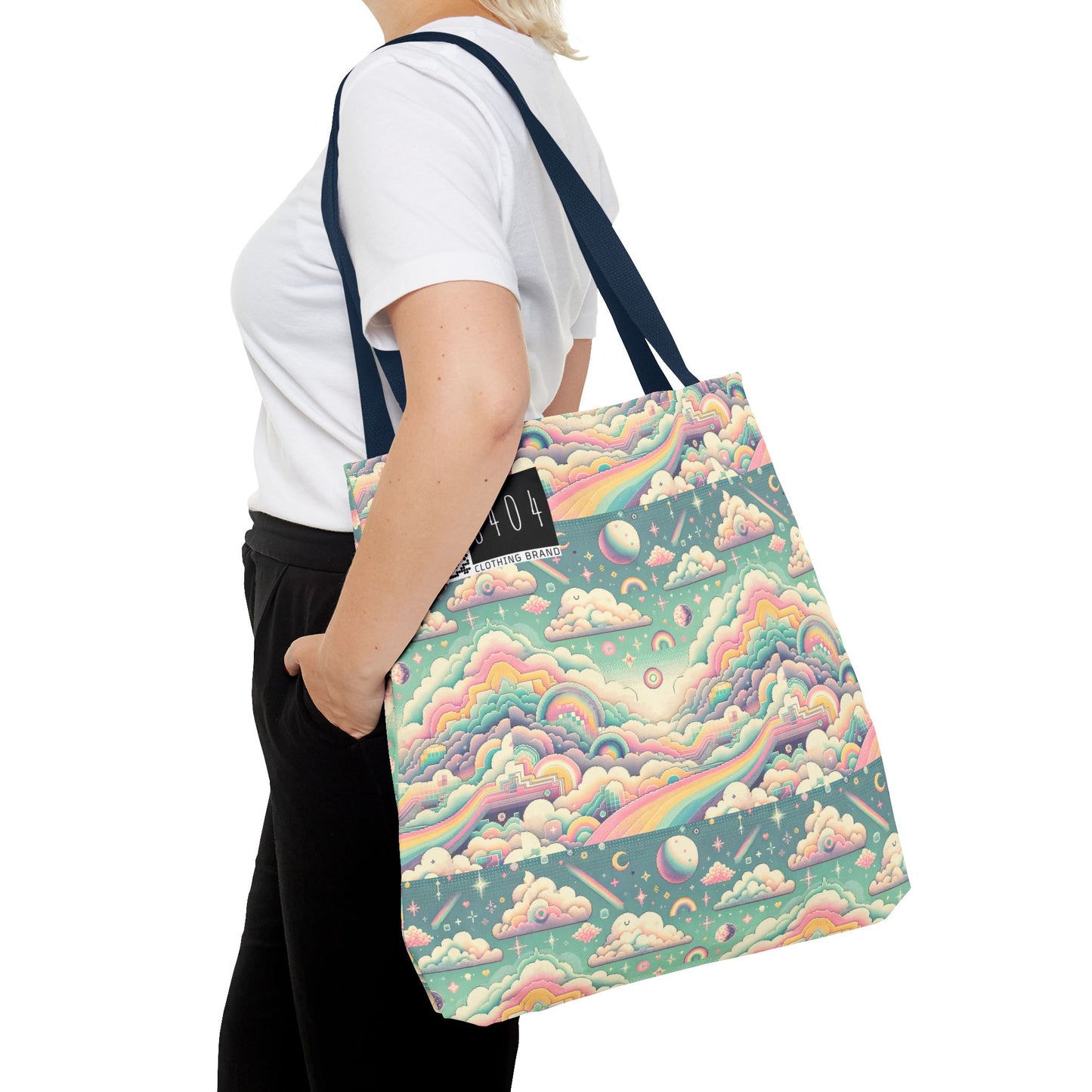 Digital Dreamland Whimsical and Nostalgic Streetwear With a Digital Twist Tote Bag - 8404 Design-65