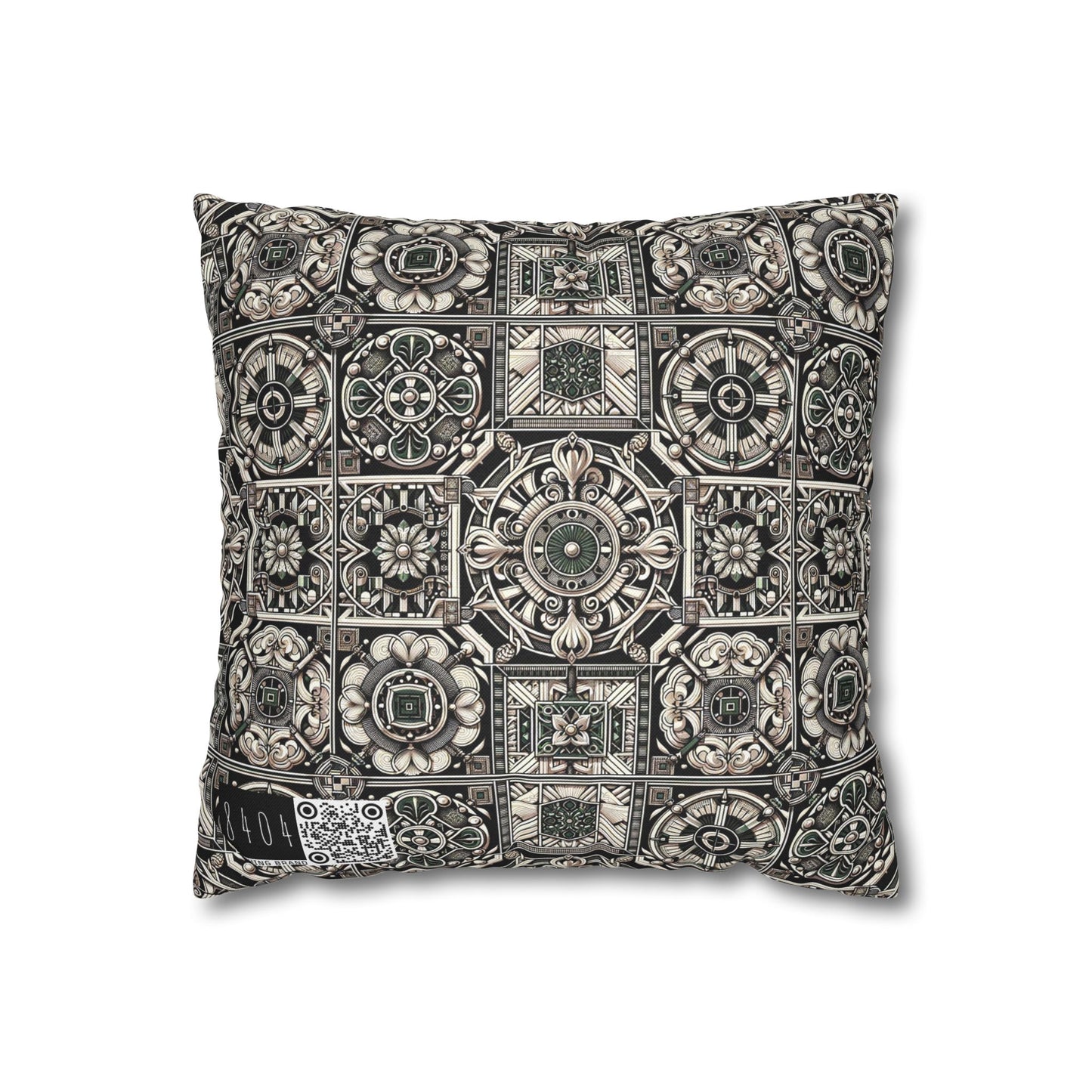 Cyber Garden Party Tech Garden Extravaganza Spun Polyester Square Pillowcase - 8404 Design-45