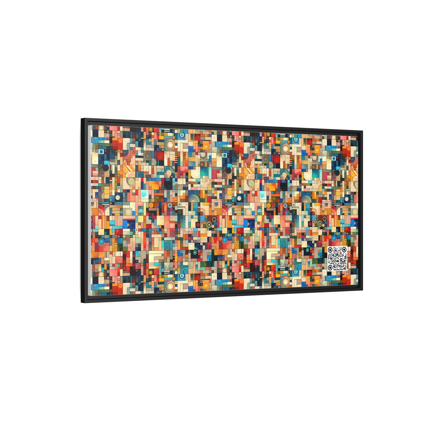 Digital Artistic Expression Artistic Streetwear Matte Canvas, Framed (multi-Color) - 8404 Design-46 B