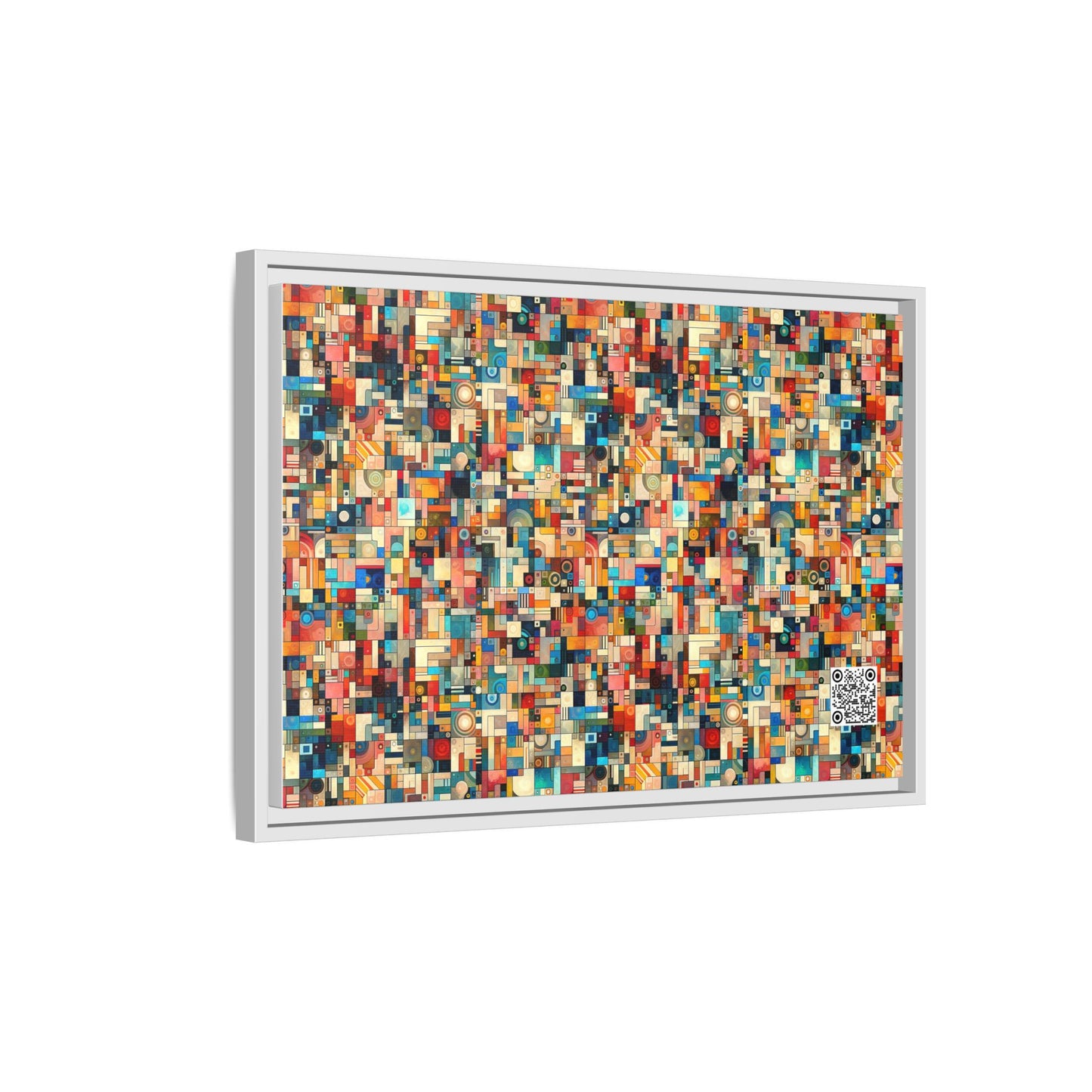 Digital Artistic Expression Artistic Streetwear Matte Canvas, Framed (multi-Color) - 8404 Design-46 B