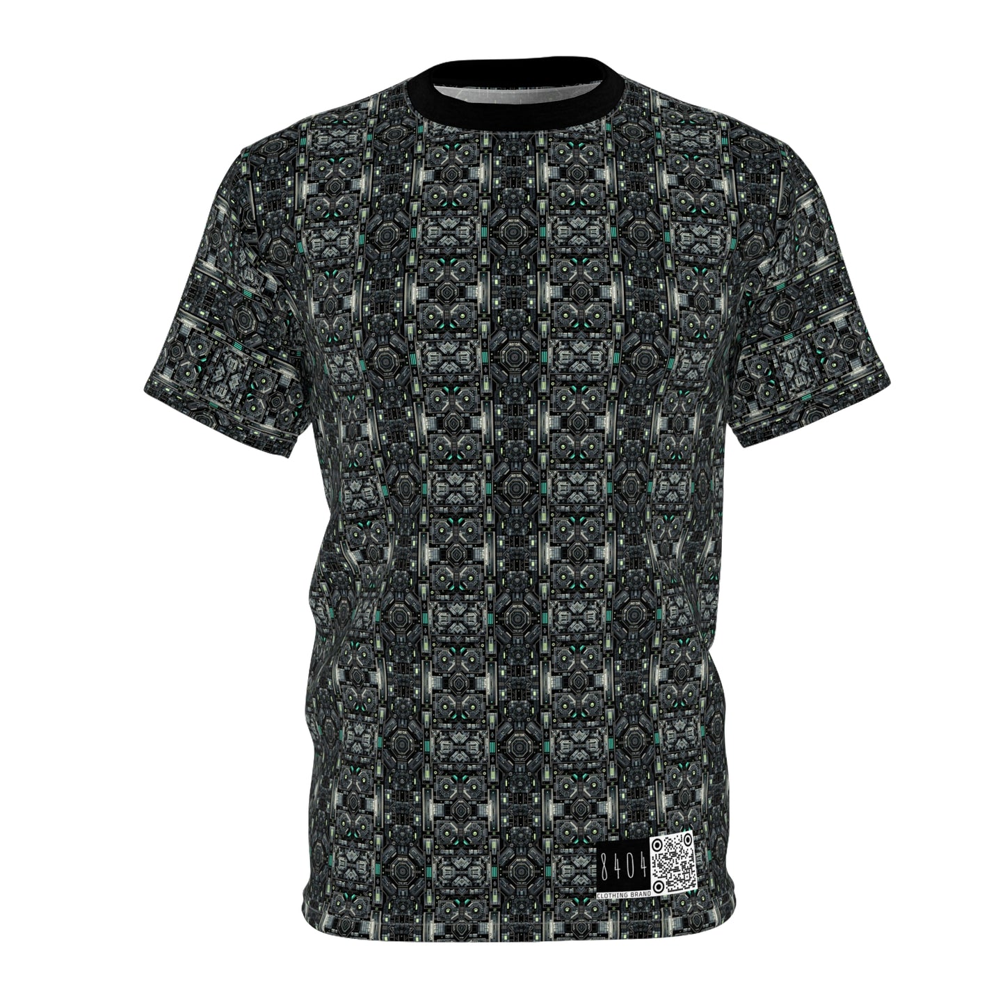 Tech Noir Tech-Forward Minimalism Unisex Cut & Sew Tee - 8404 Design-52
