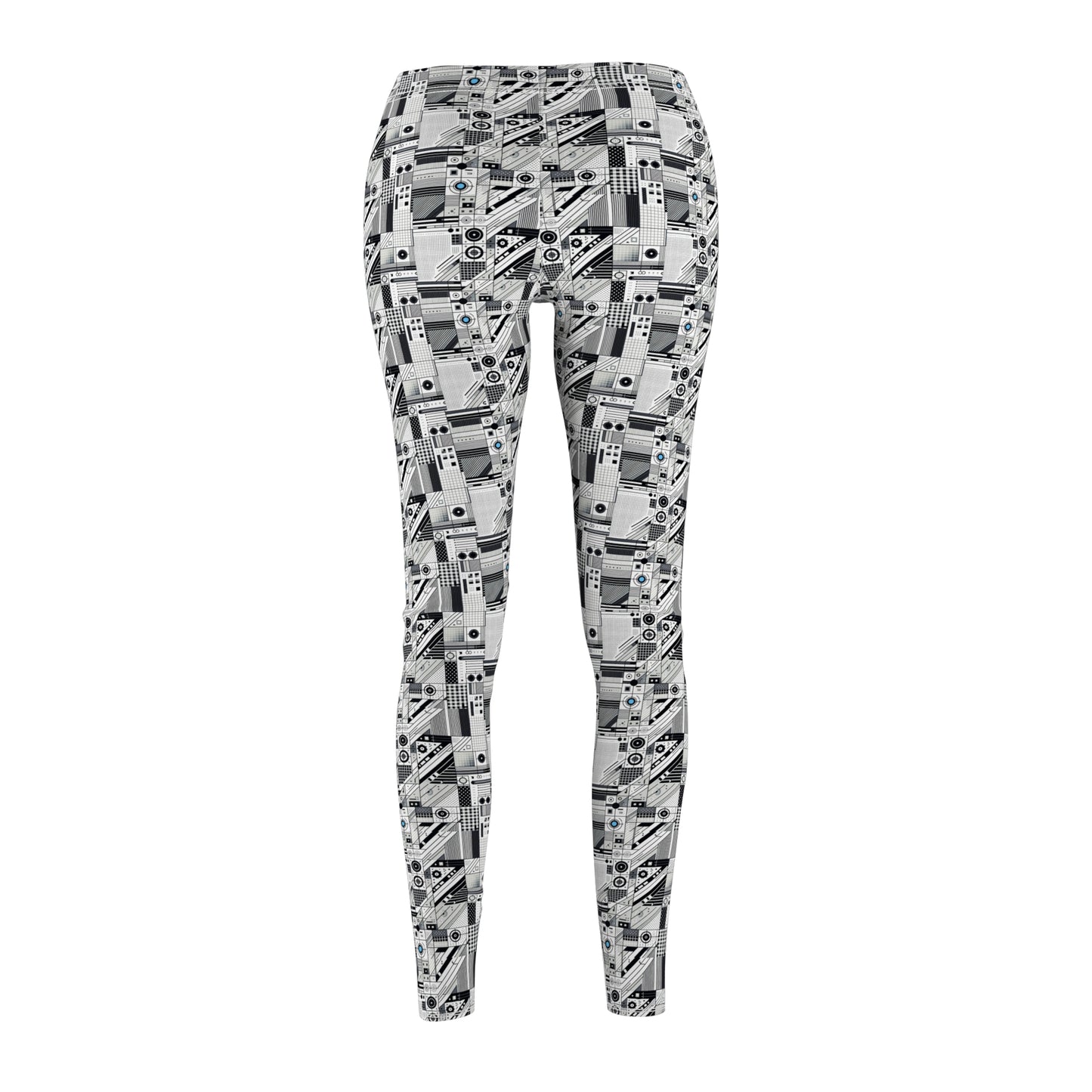 Digital Minimalism Minimalist Tech Women's Cut & Sew Casual Leggings - 8404 Design-52
