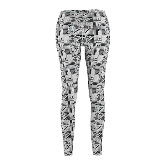 Digital Minimalism Minimalist Tech Women's Cut & Sew Casual Leggings - 8404 Design-52