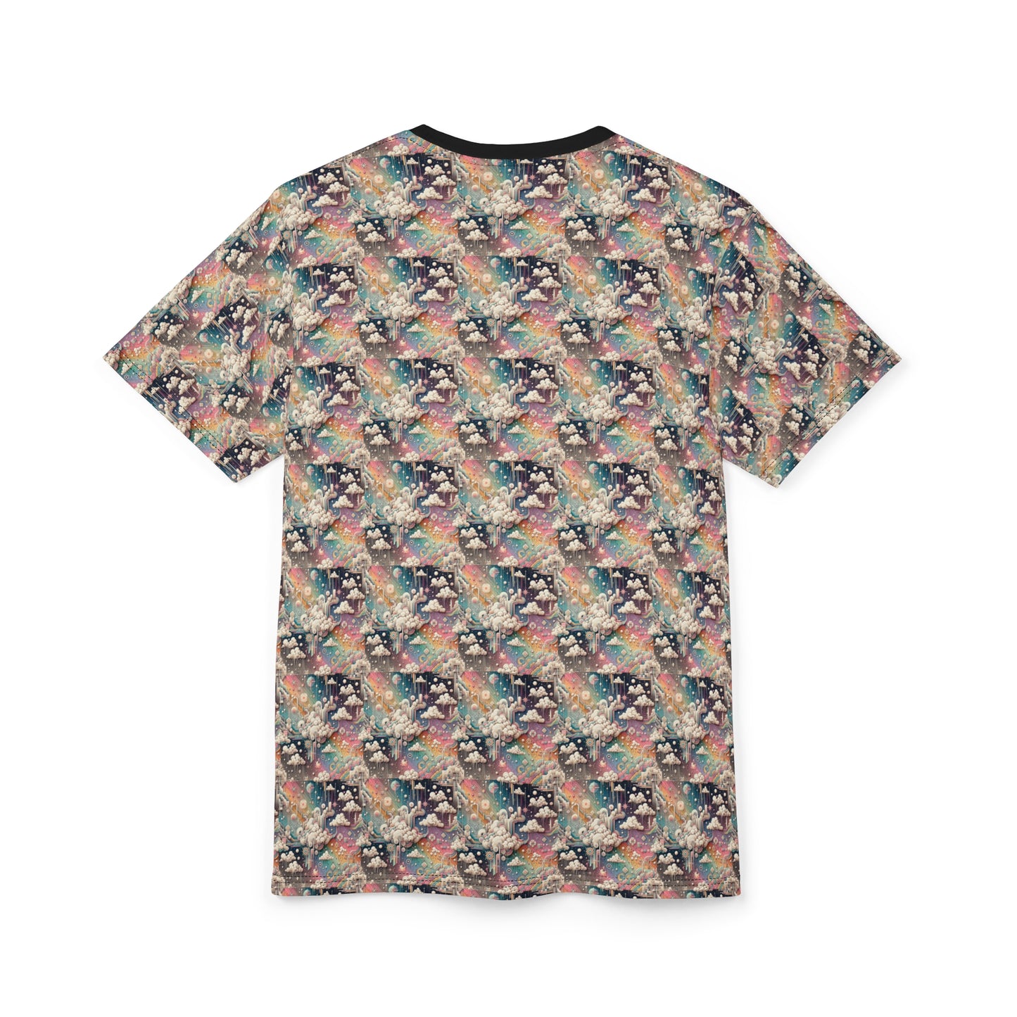 Digital Dreamland Whimsical and Nostalgic Streetwear With a Digital Twist Unisex Cut & Sew Tee - 8404 Design-52