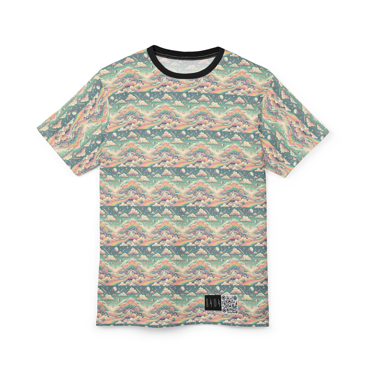 Digital Dreamland Whimsical and Nostalgic Streetwear With a Digital Twist Unisex Cut & Sew Tee - 8404 Design-65