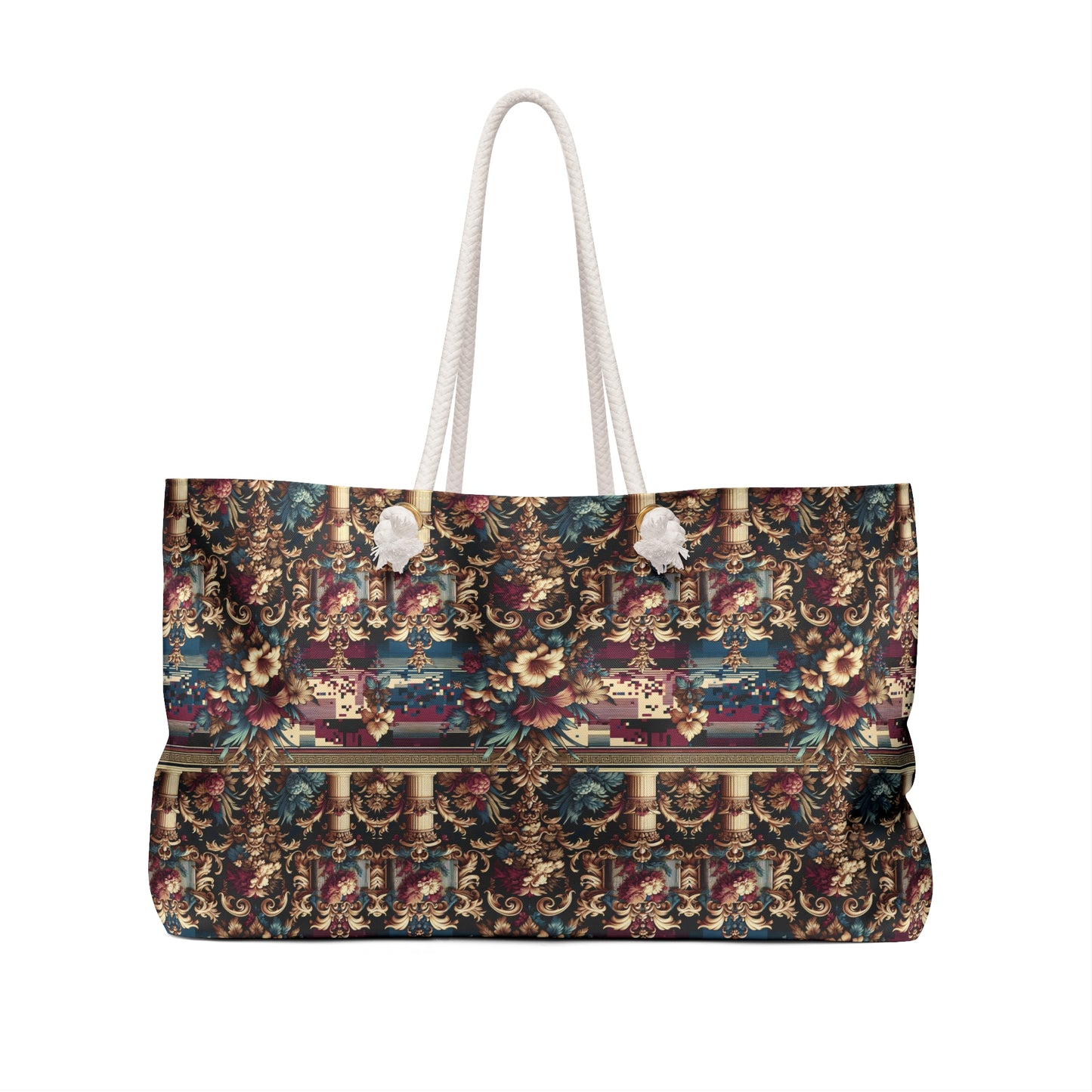 Digital Renaissance Modern Baroque Fusion Weekender Bag - 8404 Design-58