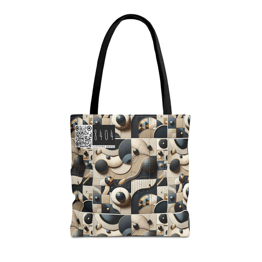 Tech-forward Luxe Streetwear Tech Luxe Fusion Tote Bag - 8404 Design-71