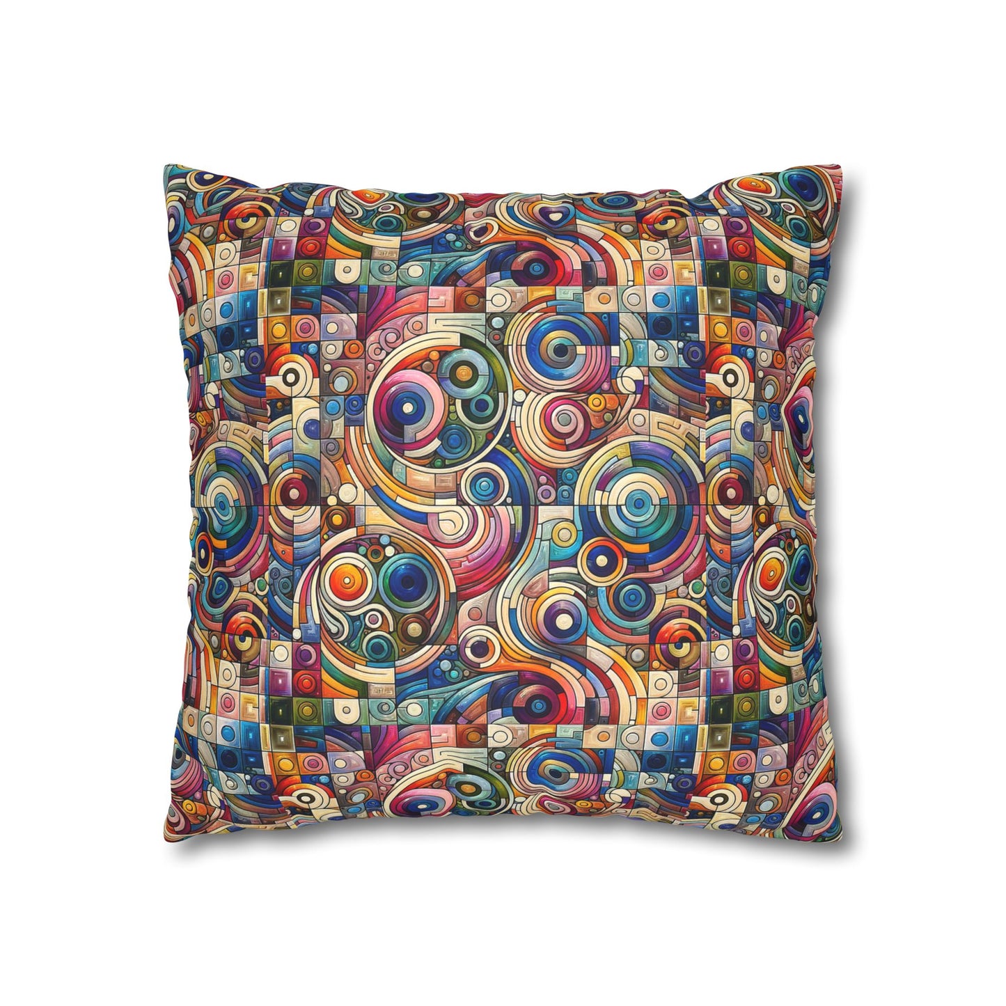 Digital Artistic Expression Artistic Streetwear Faux Suede Square Pillowcase - 8404 Design-49
