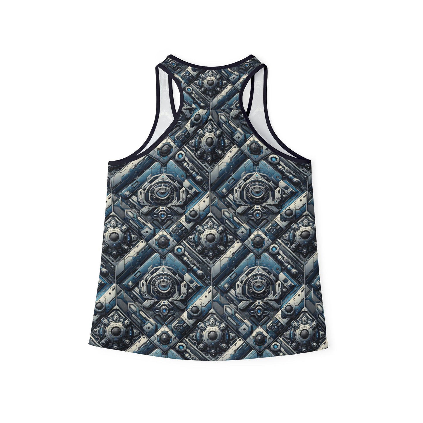 Tech Utility Fusion Tech-Forward Utility With a Futuristic Edge Women's Tank Top - 8404 Design-43