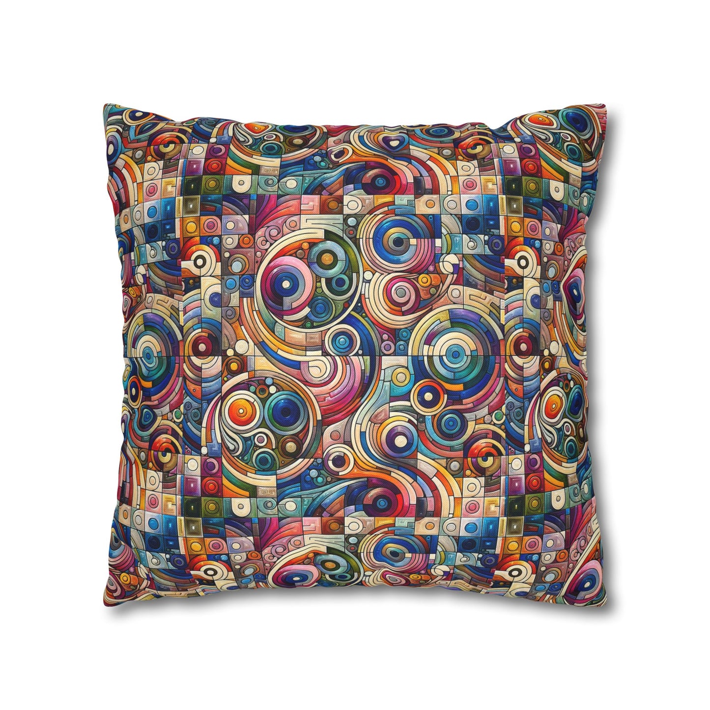 Digital Artistic Expression Artistic Streetwear Spun Polyester Square Pillowcase - 8404 Design-49