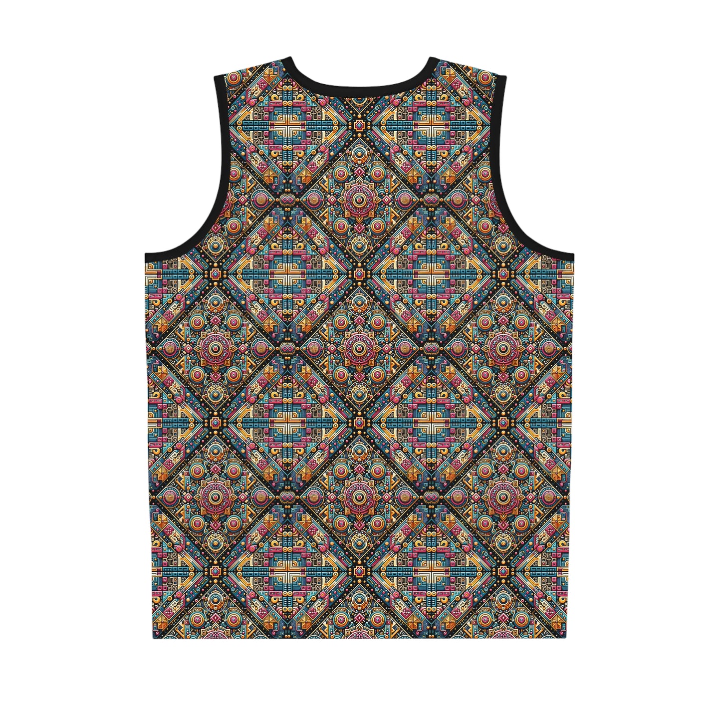 Cultural Fusion Tech Blend of Cultural Heritage With Tech-Inspired Elements Basketball Jersey - 8404 Design-58