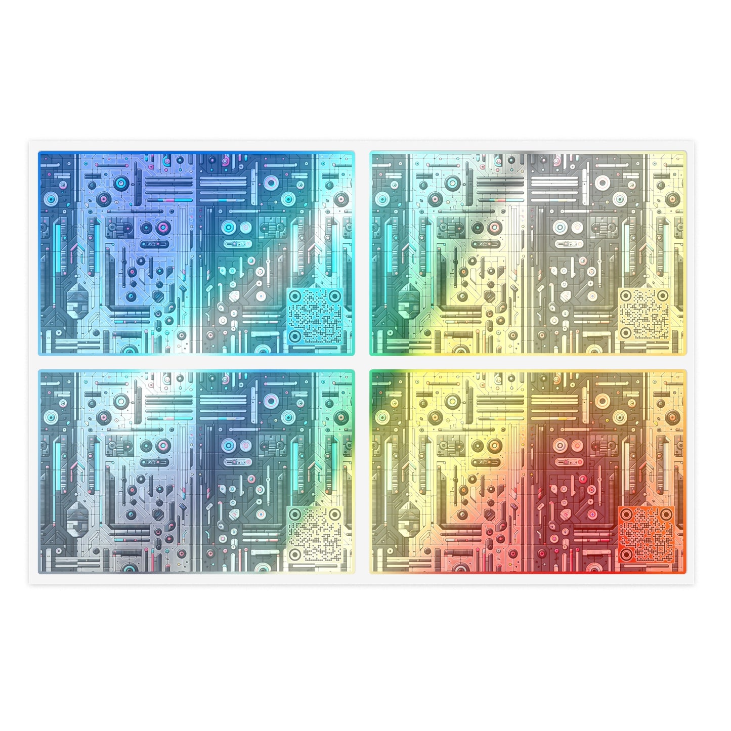 Tech Utility Gear Tech-Forward Minimalism Sticker Sheets - 8404 Design-49