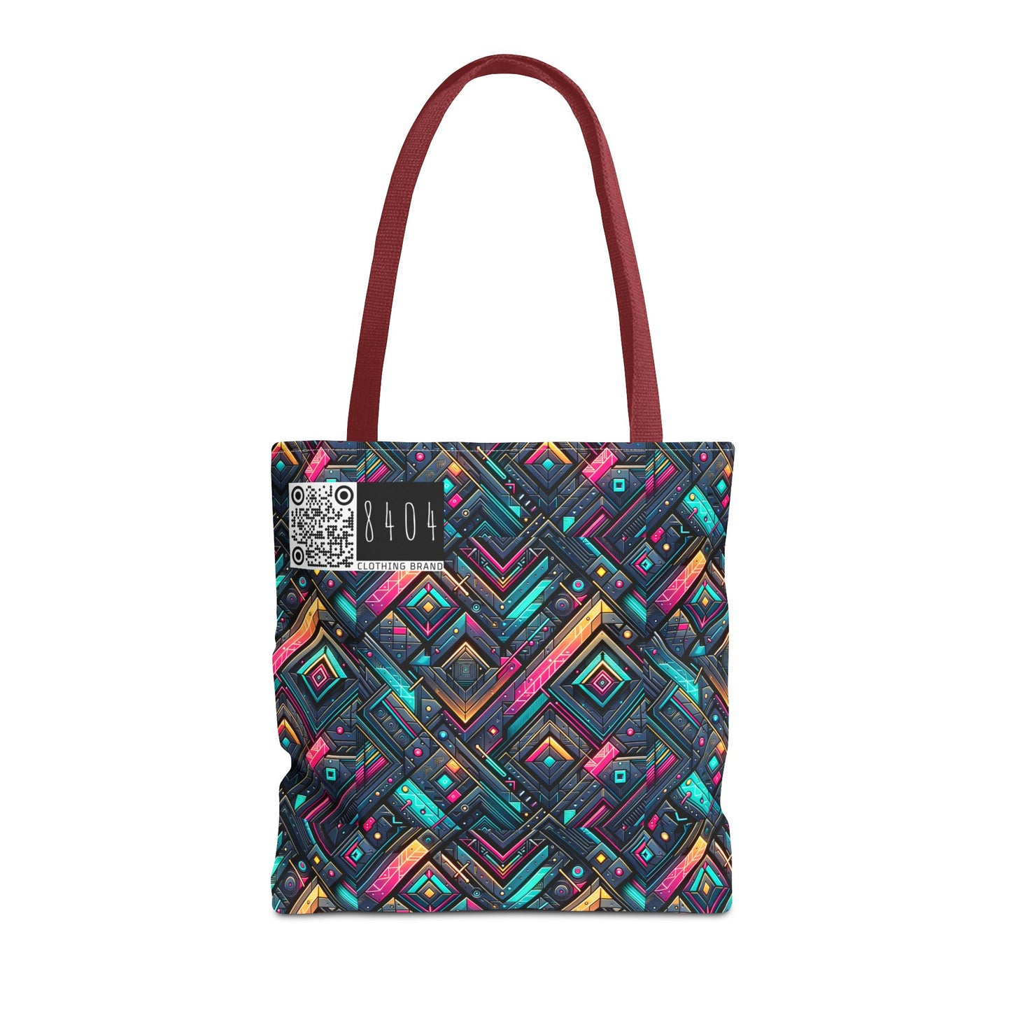 Tech-Inspired Graphics Cyberpunk Cool Tote Bag - 8404 Design-67