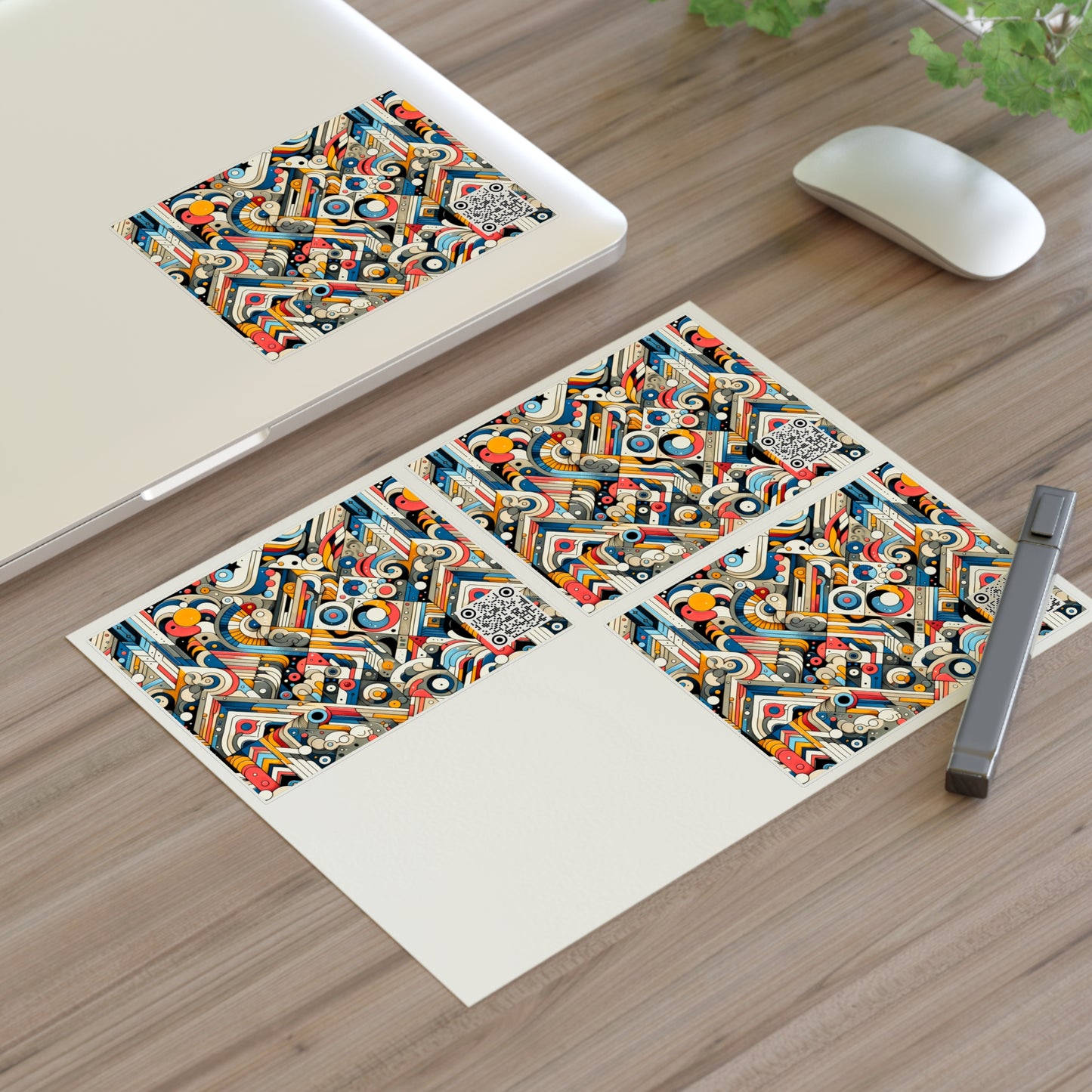 Abstract Graphic Art Modern Artistic Expression Sticker Sheets - 8404 Design-62